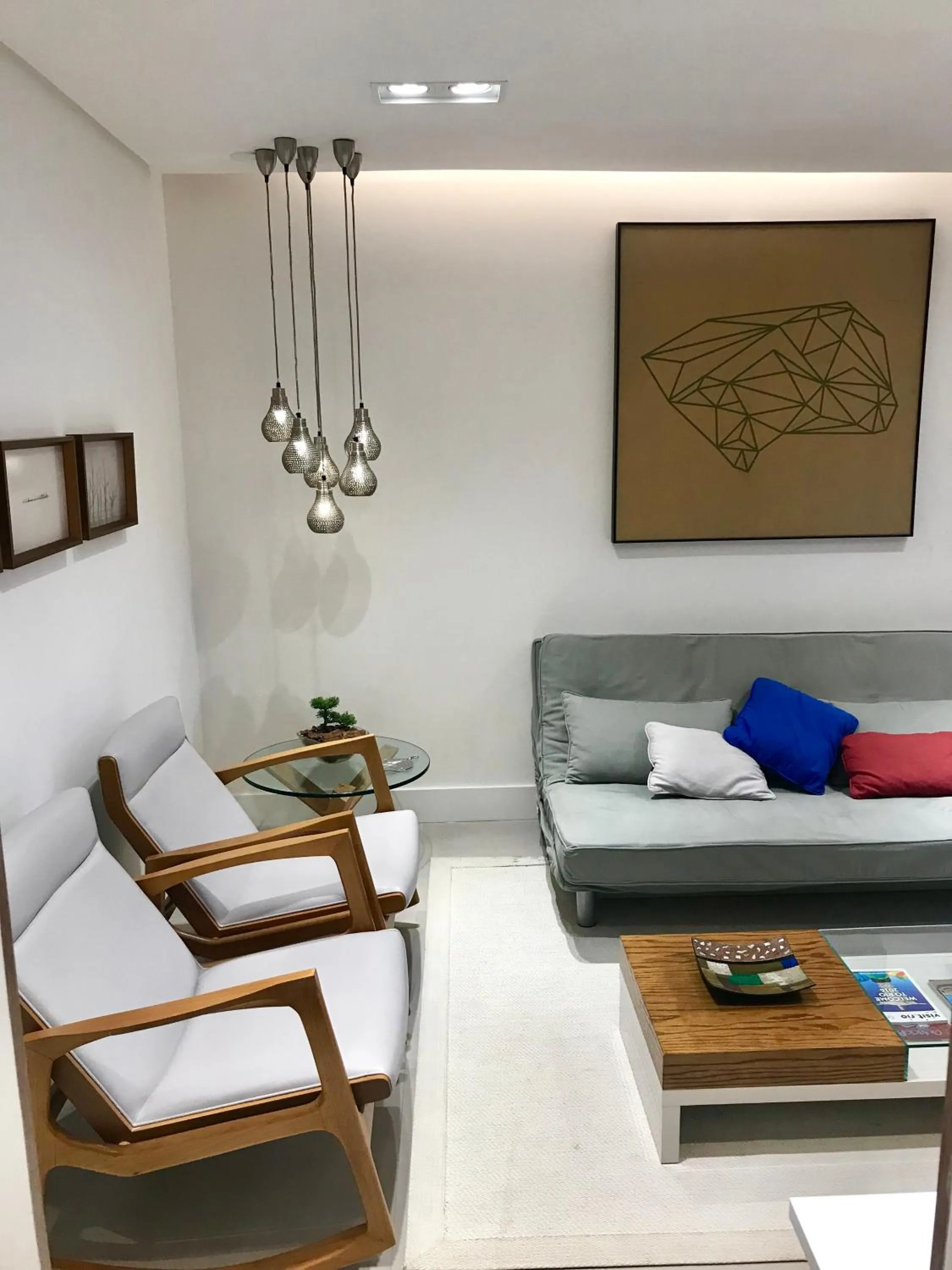 Seating area in Leblon Flat