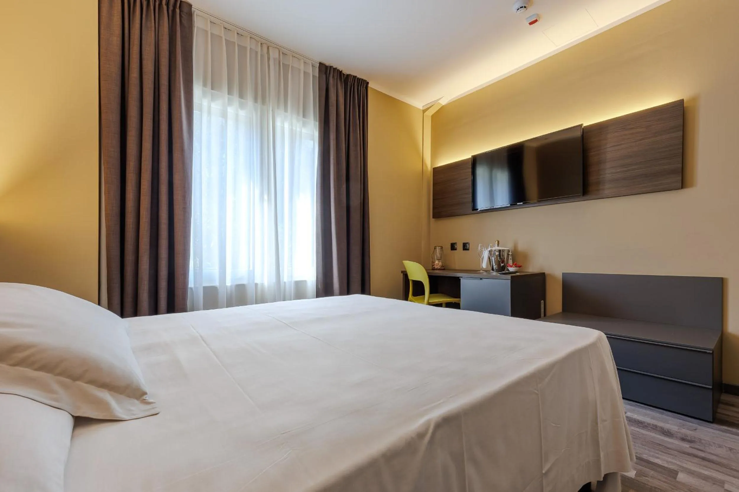 Bed in Hotel San Marco