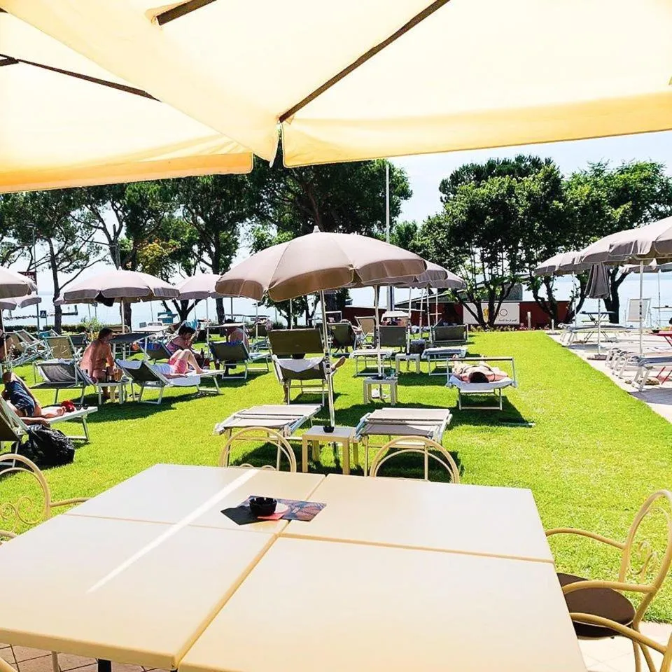 Garden view in Hotel San Marco