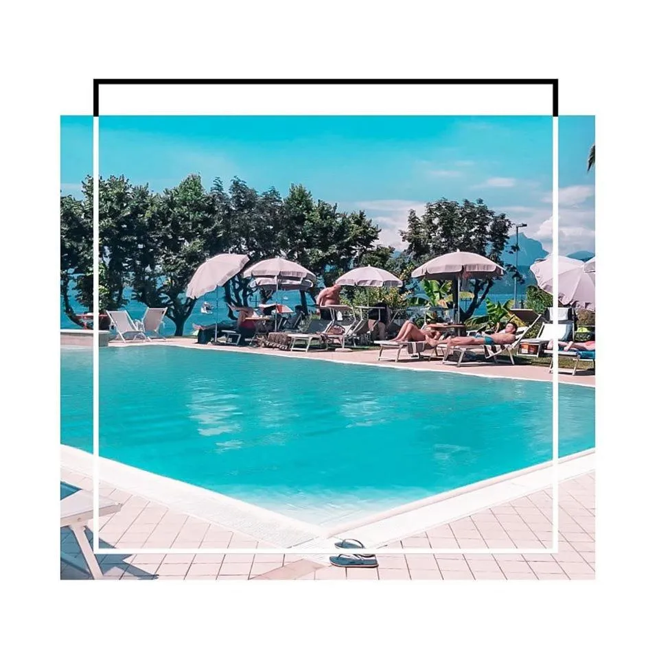 Pool view in Hotel San Marco