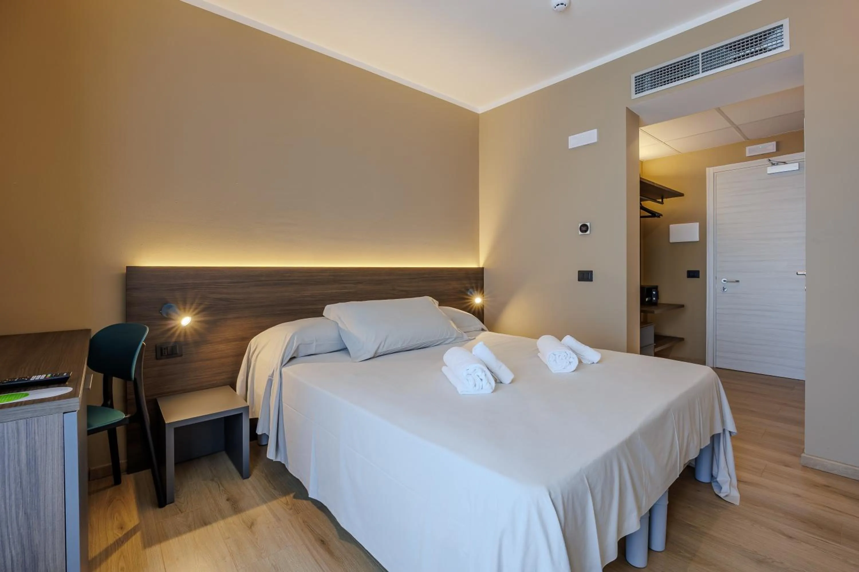 Bed in Hotel San Marco