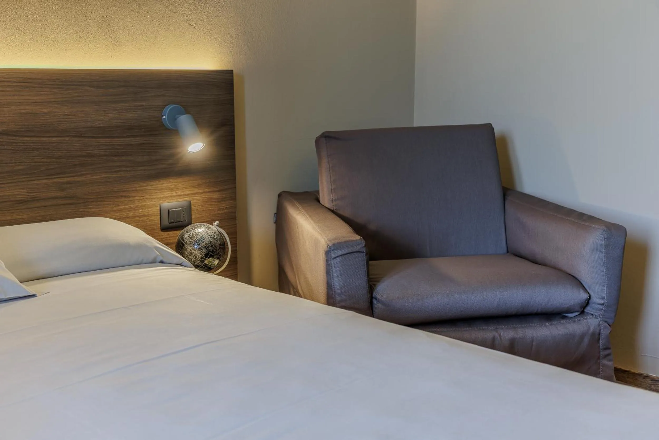 Bed in Hotel San Marco