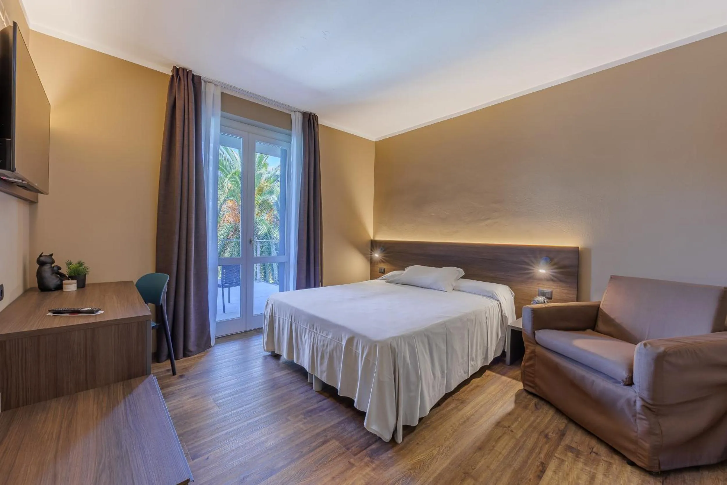 Bed in Hotel San Marco