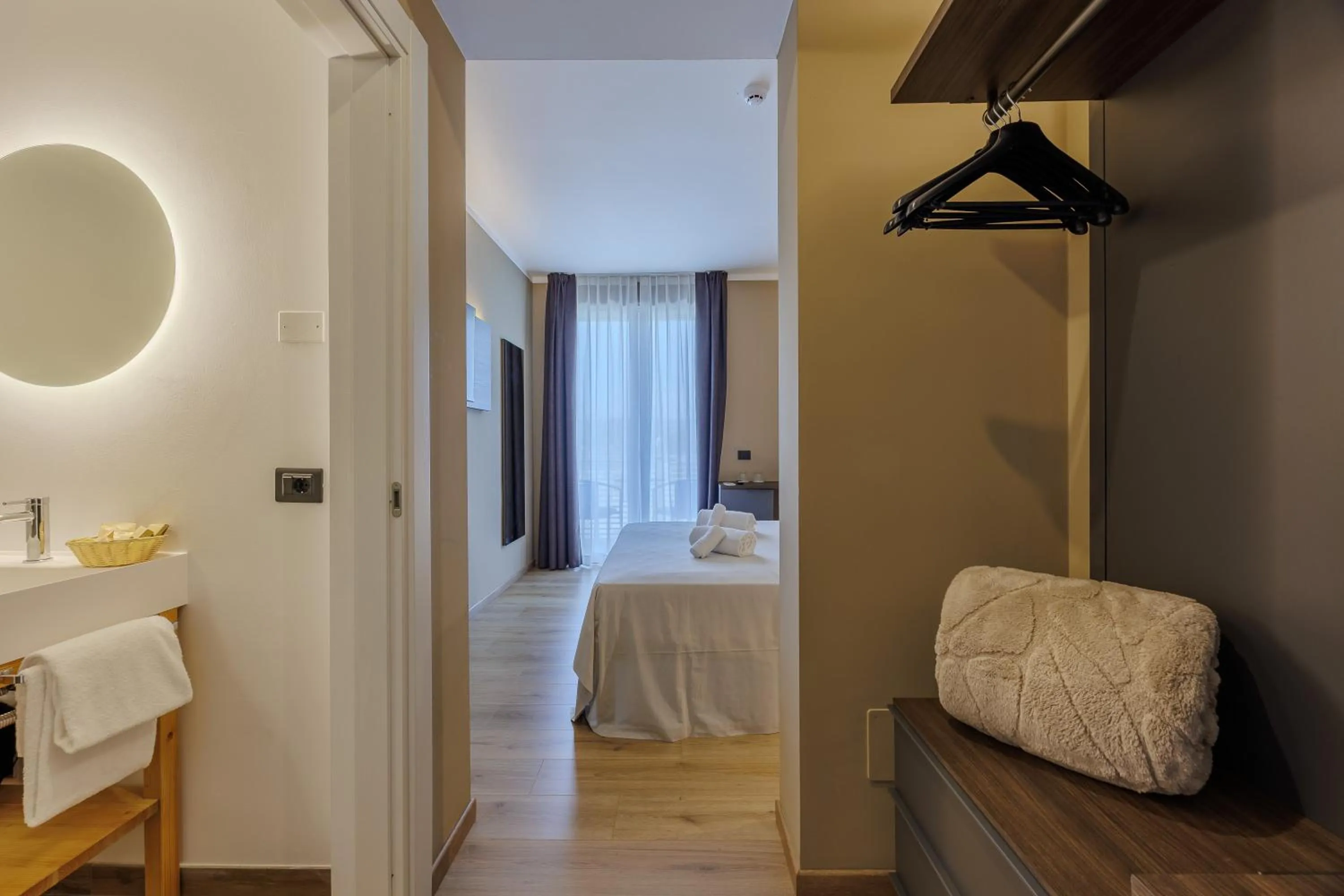 Bed in Hotel San Marco