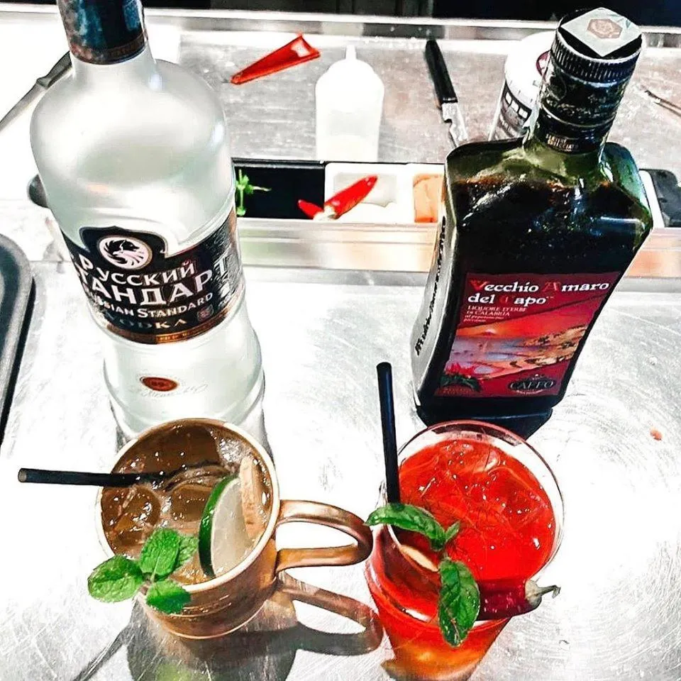 Alcoholic drinks in Hotel San Marco