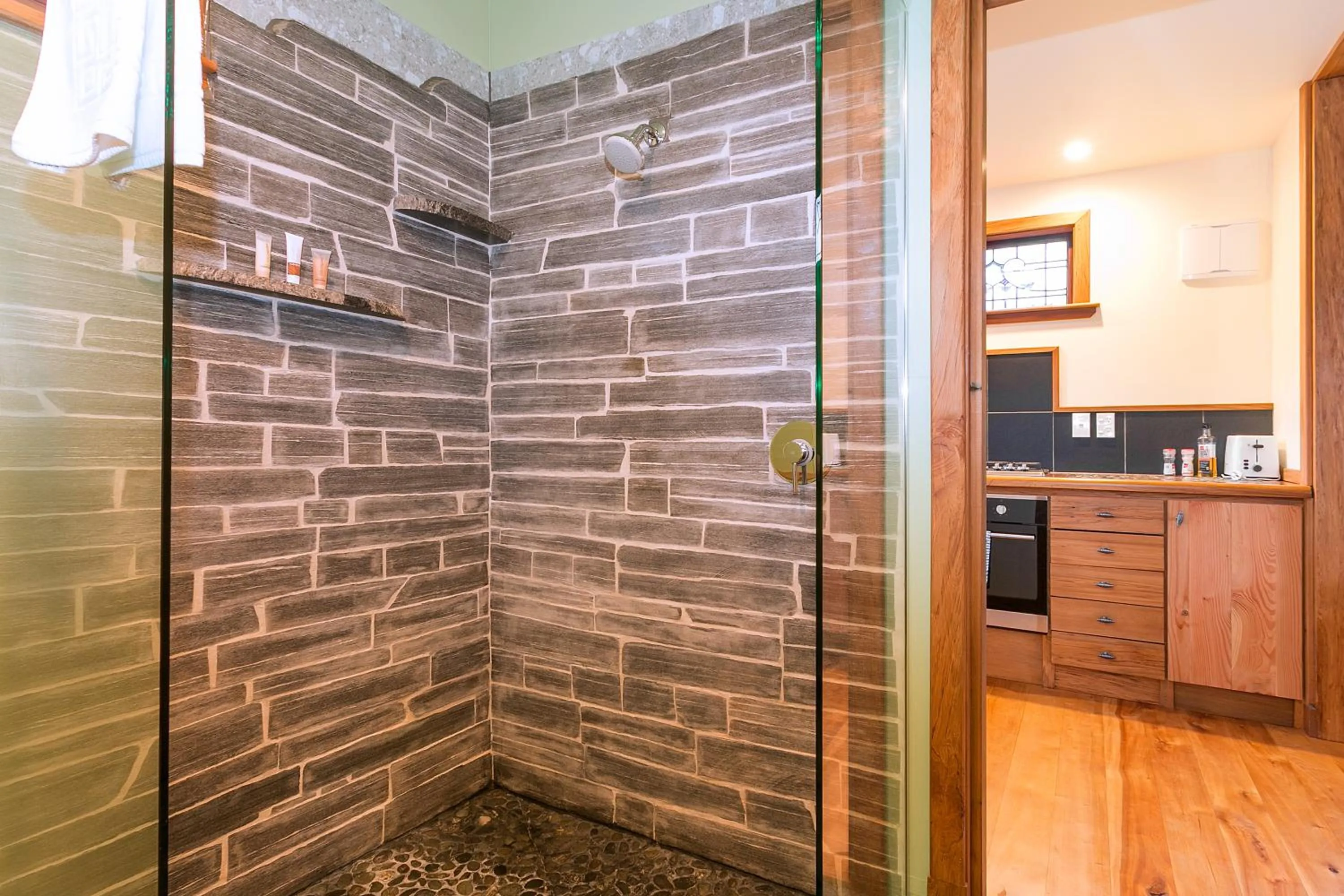 Shower in Kahere Retreat