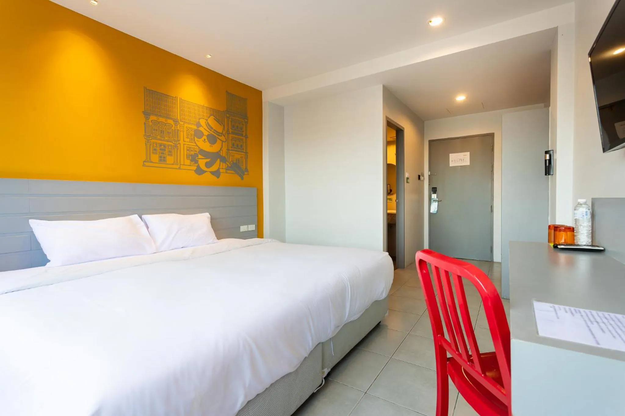 Bedroom, Bed in Recenta Style Phuket Town