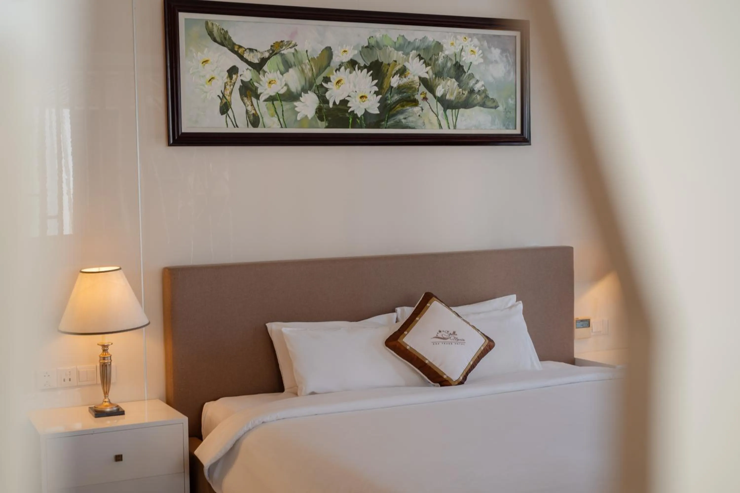 Bed in Stella Maris Nha Trang Hotel