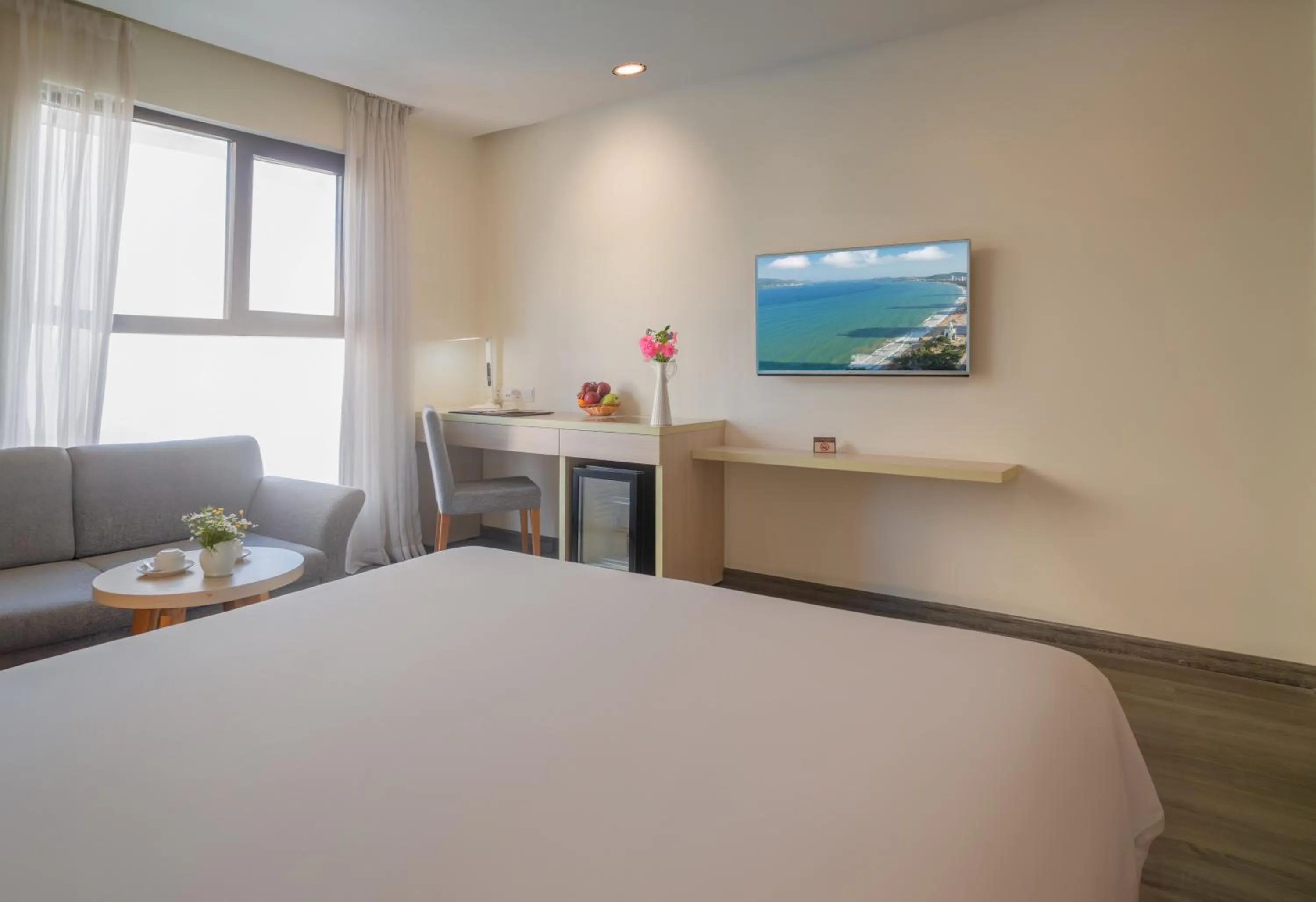 Bed in Stella Maris Nha Trang Hotel