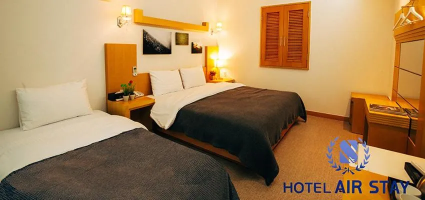 Property building, Bed in Incheon Airporthotel Airstay