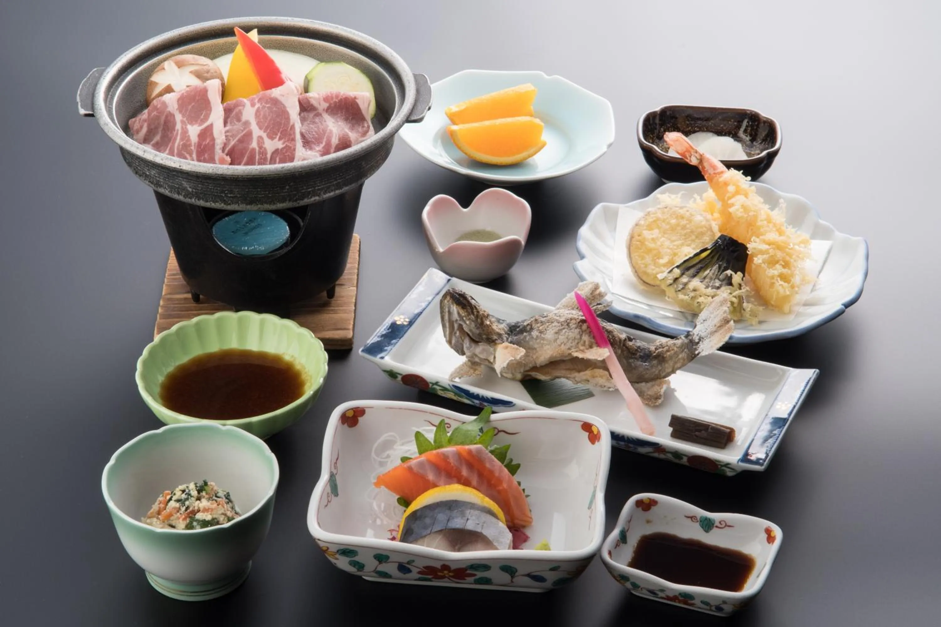 Dinner in Yachi Onsen