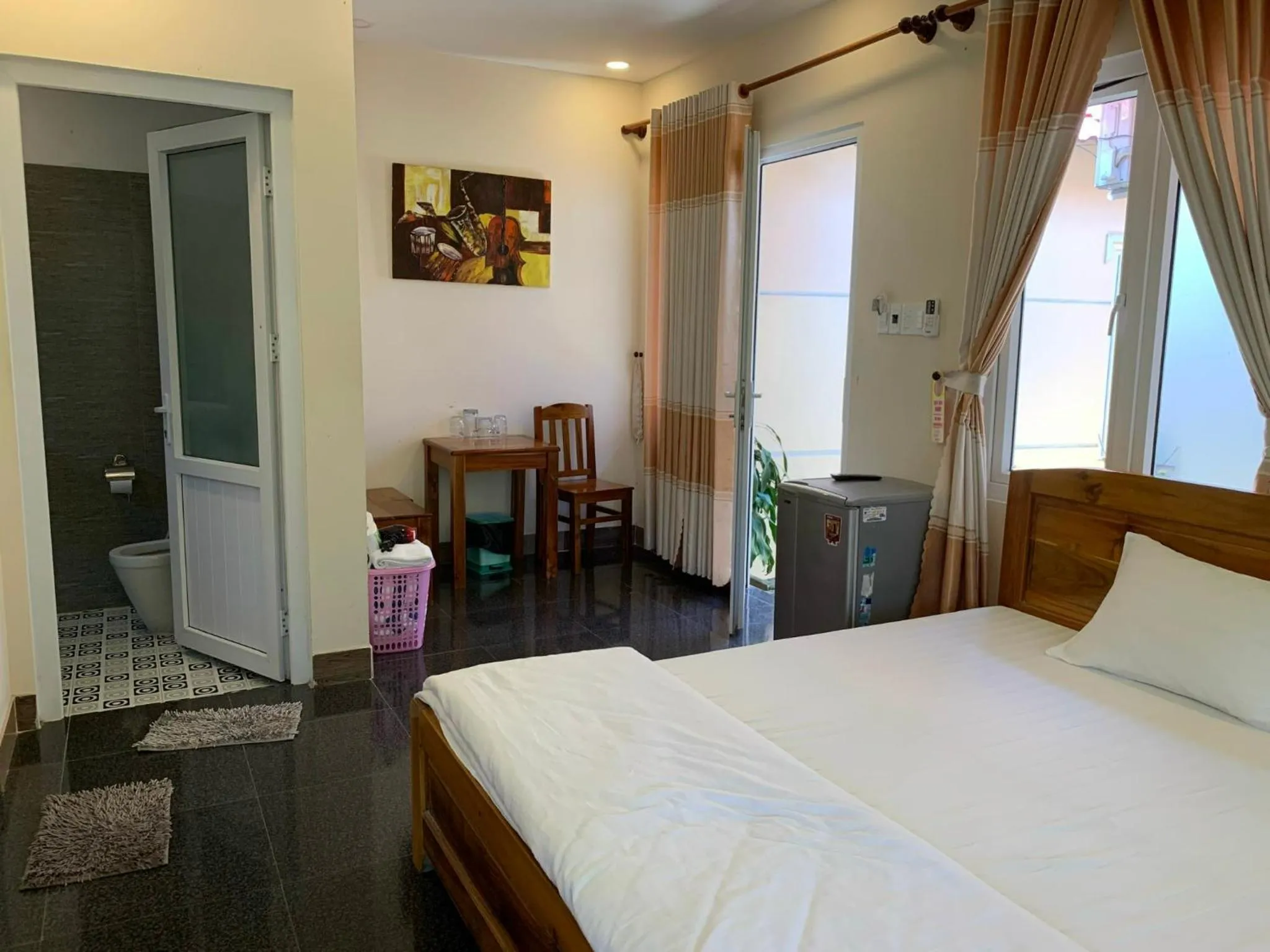 Bed in Sun & Wind Paradise Bungalow