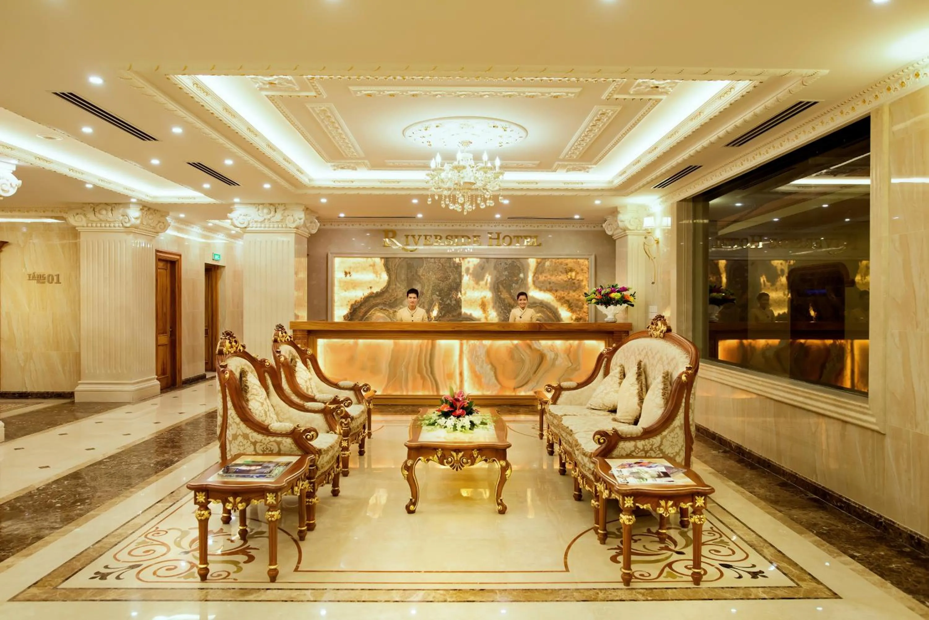 Lobby or reception in Riverside Hotel Quang Binh