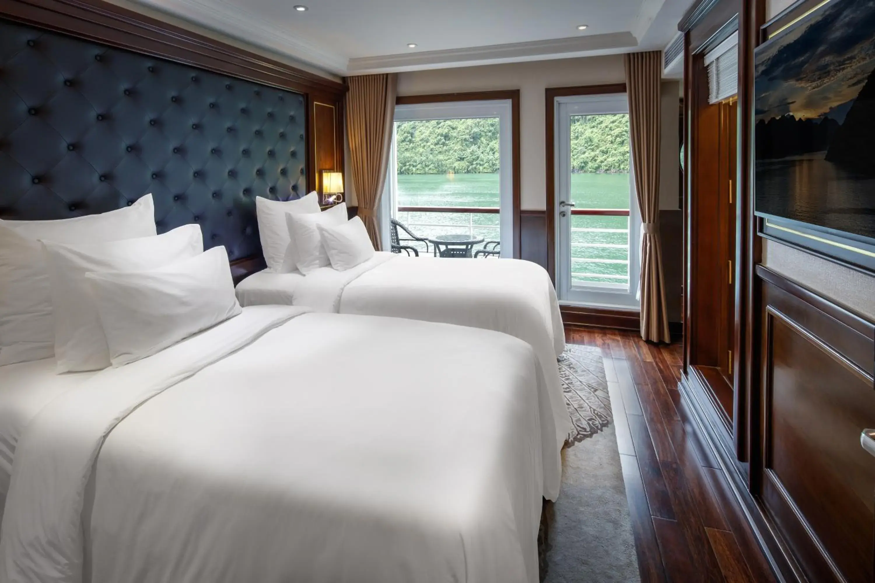 Bedroom, Bed in Paradise Elegance Cruise Halong Bedroom, Bed in Paradise Elegance Cruise Halong