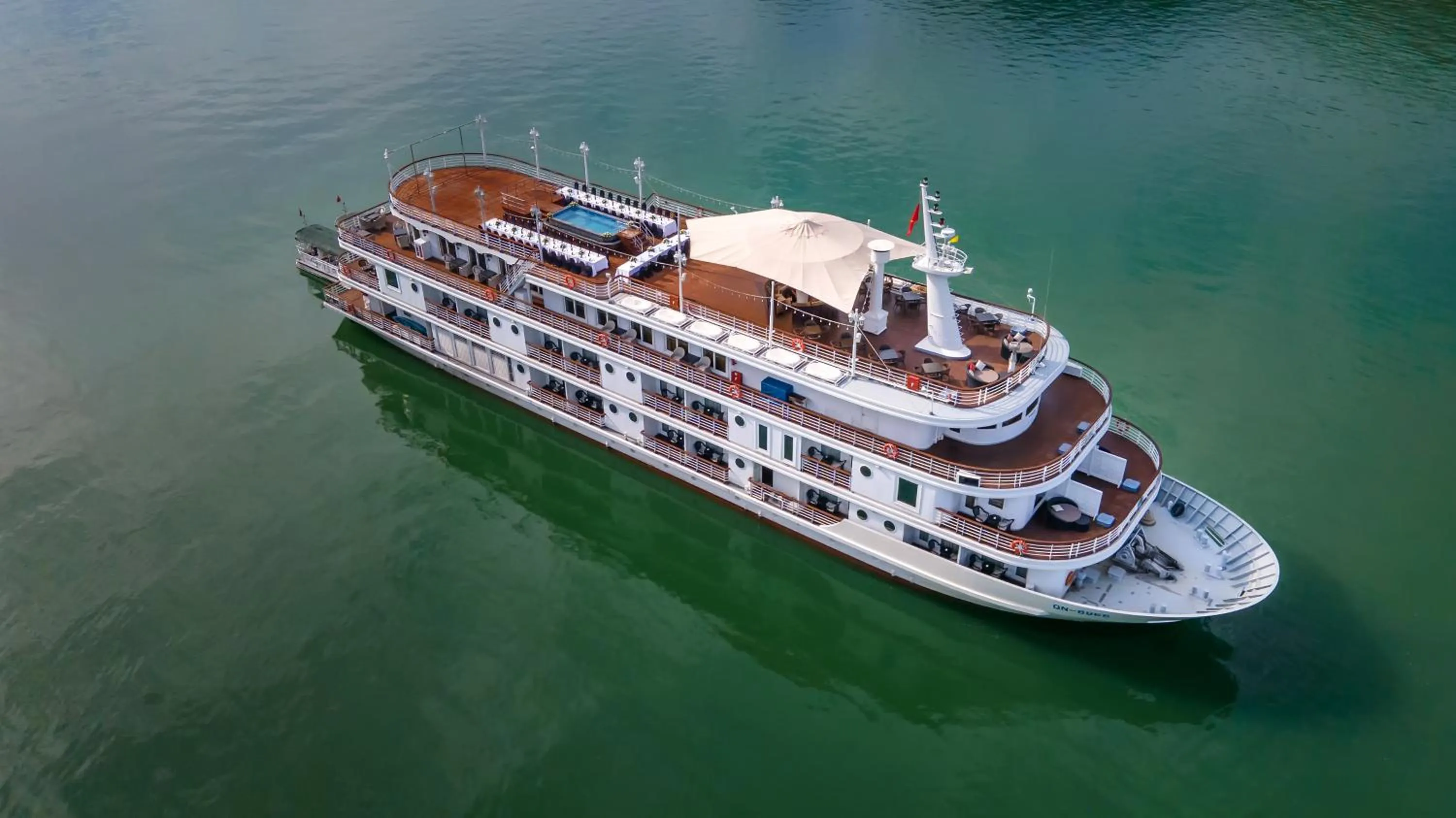 Bird's eye view in Paradise Elegance Cruise Halong