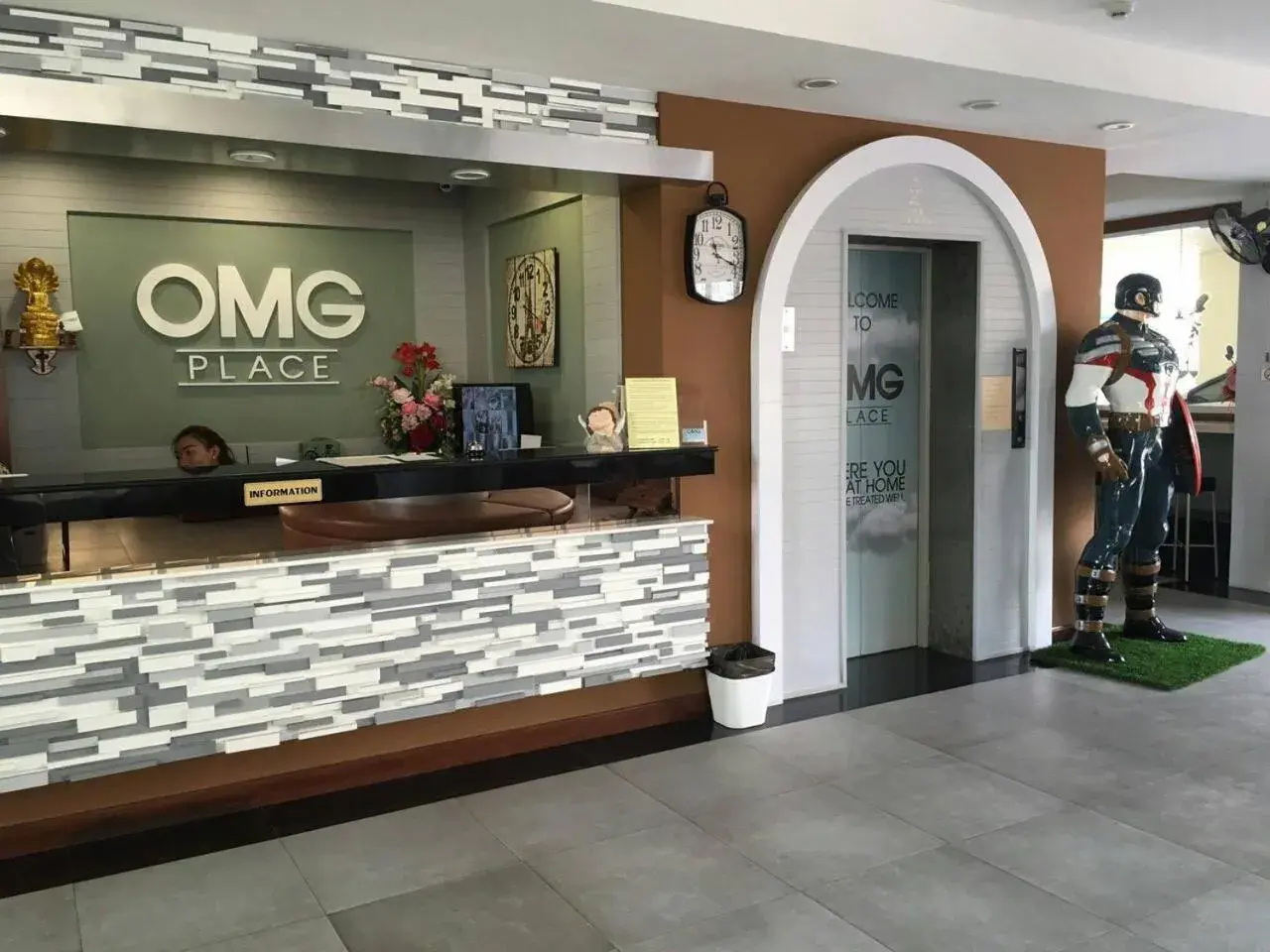 Lobby or reception in OMG Hotel Lobby or reception in OMG Hotel