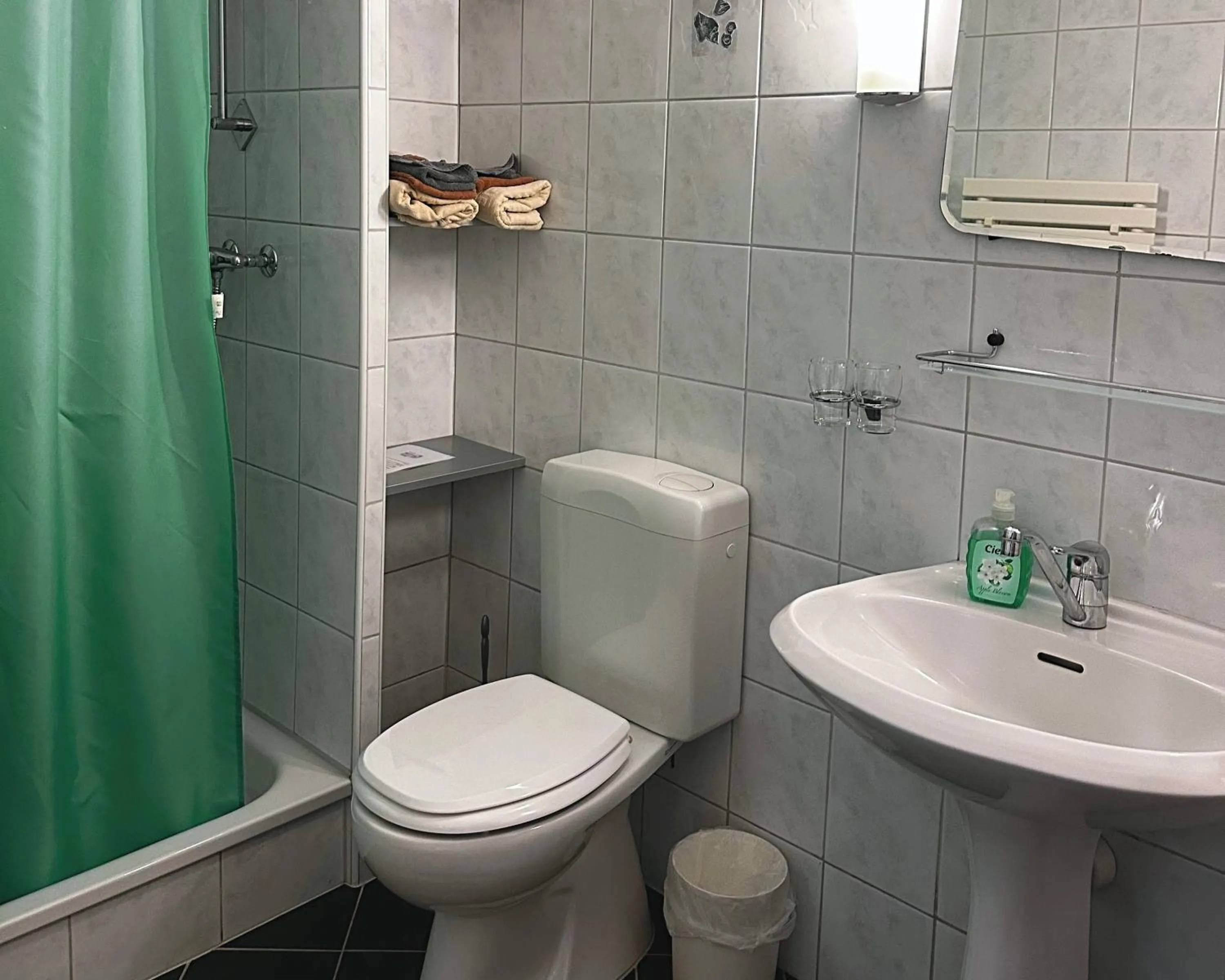 Shower in Hotel Löwen