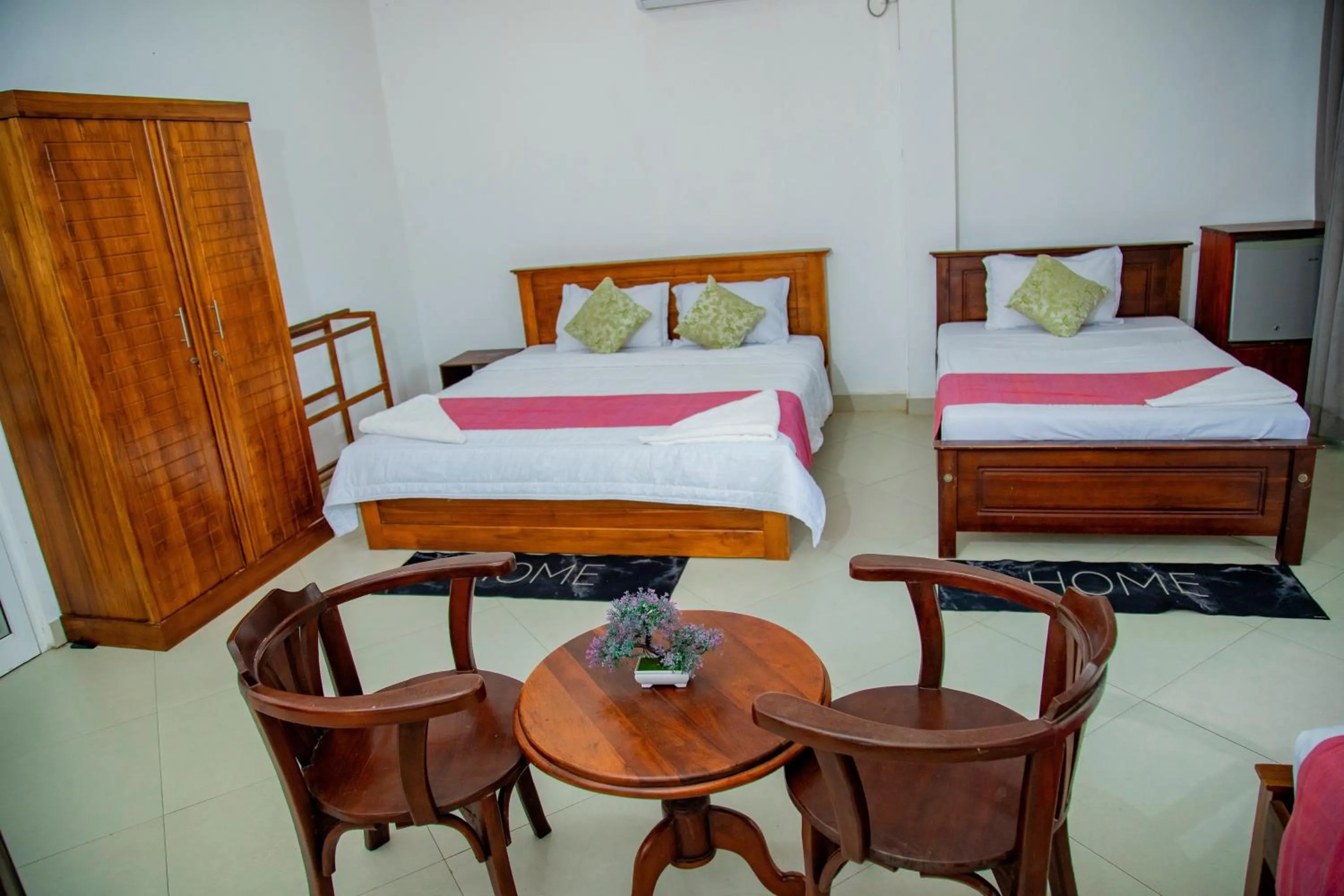 Bed in Ocean Villa Den