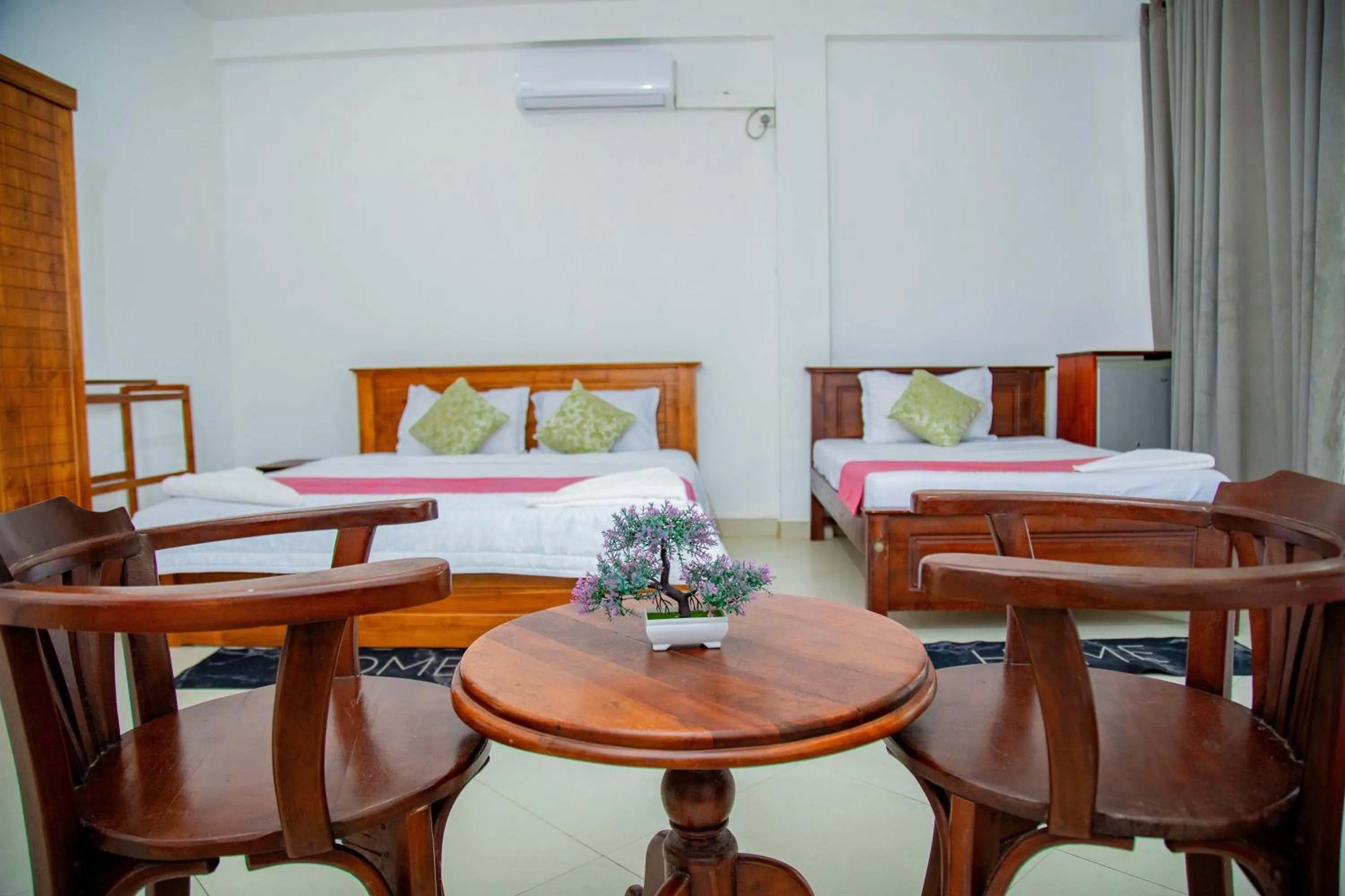 Bed in Ocean Villa Den
