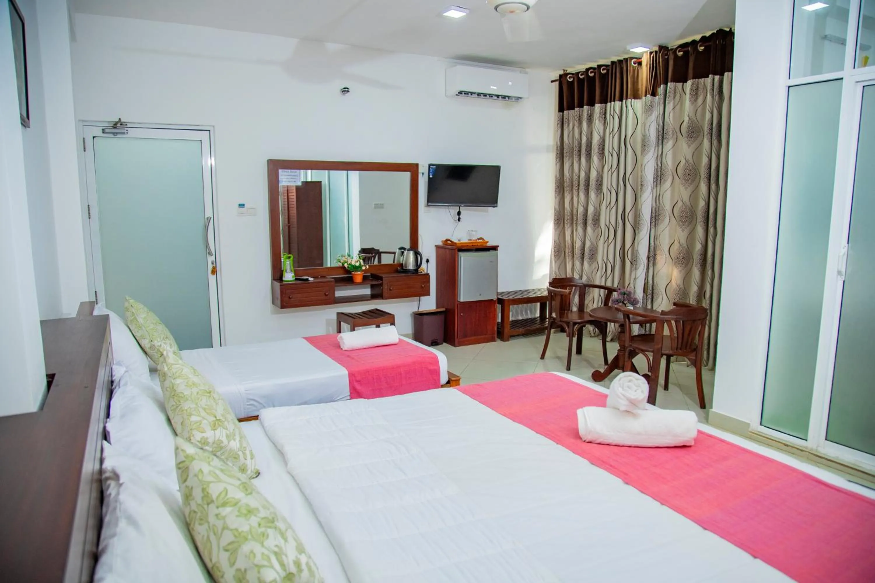 Bed in Ocean Villa Den