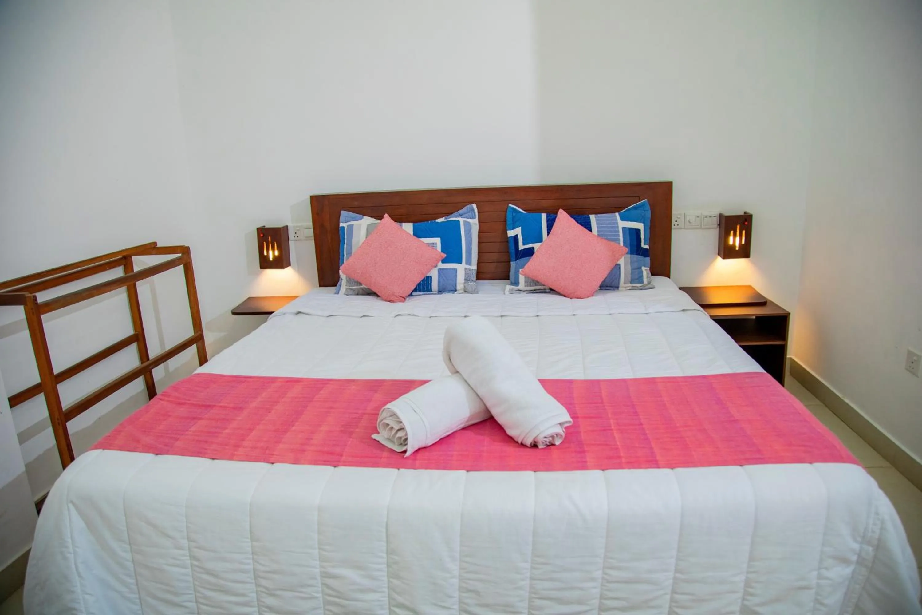 Bed in Ocean Villa Den
