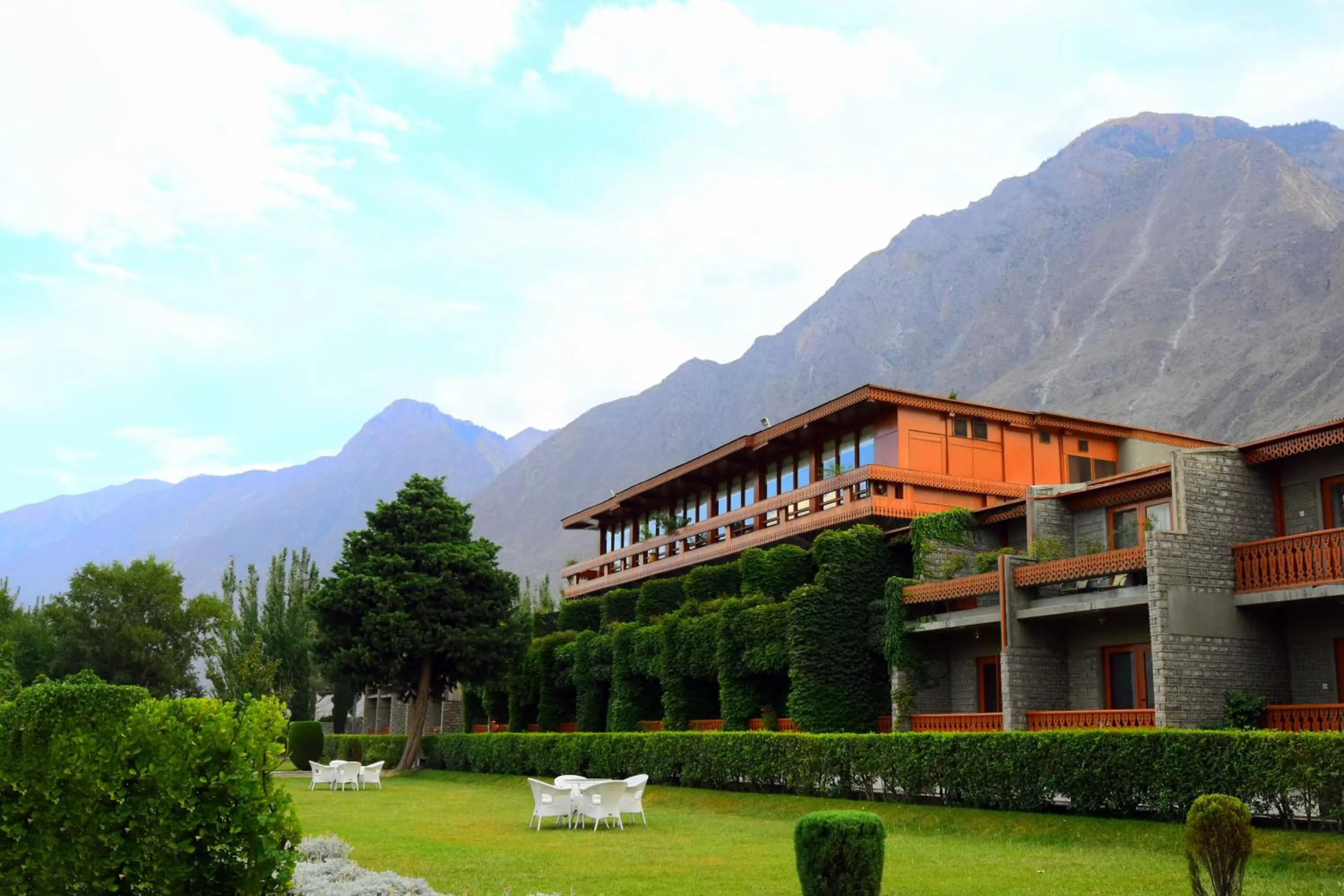 Property building in Gilgit Serena Hotel