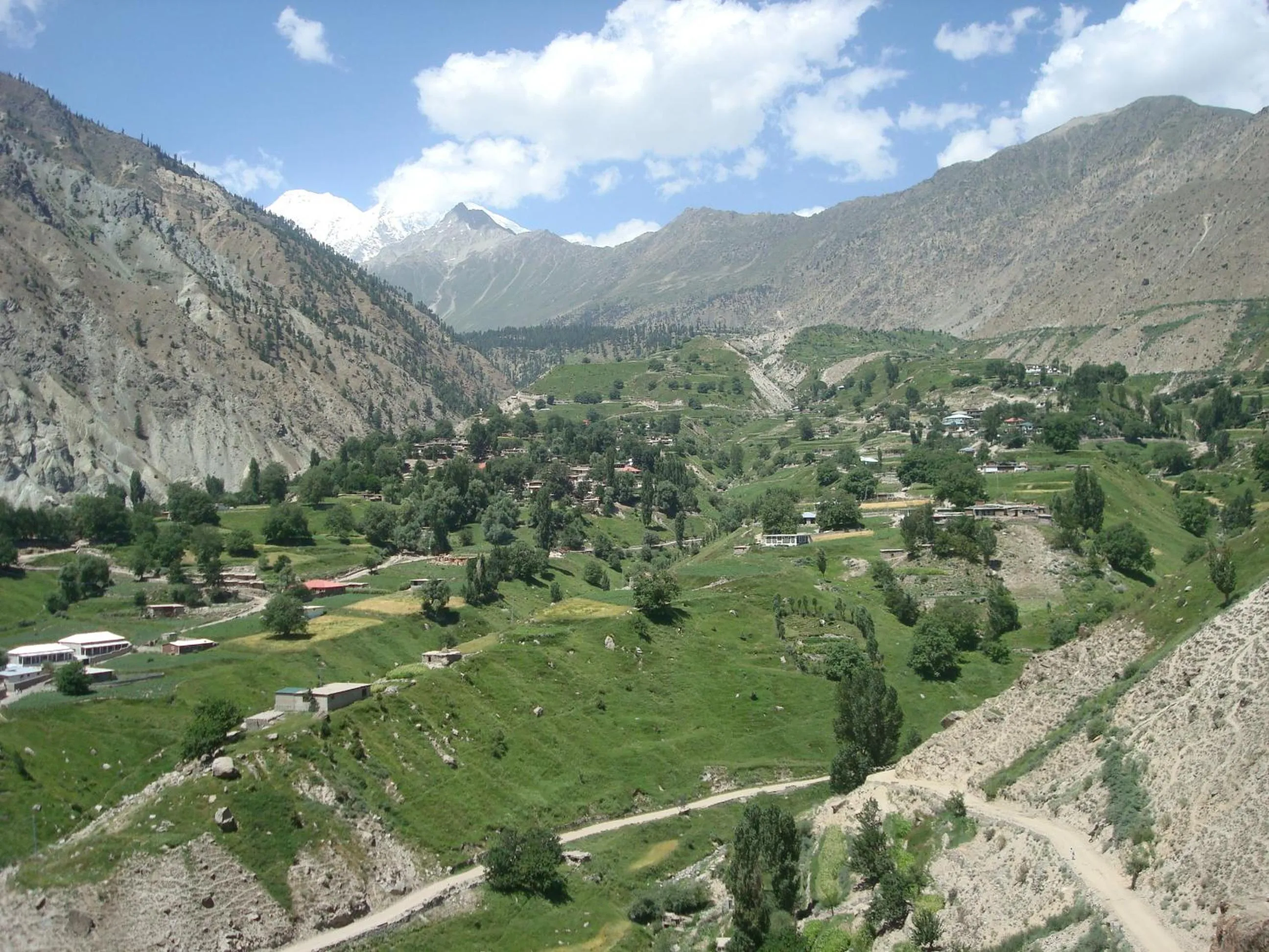 Mountain view in Gilgit Serena Hotel