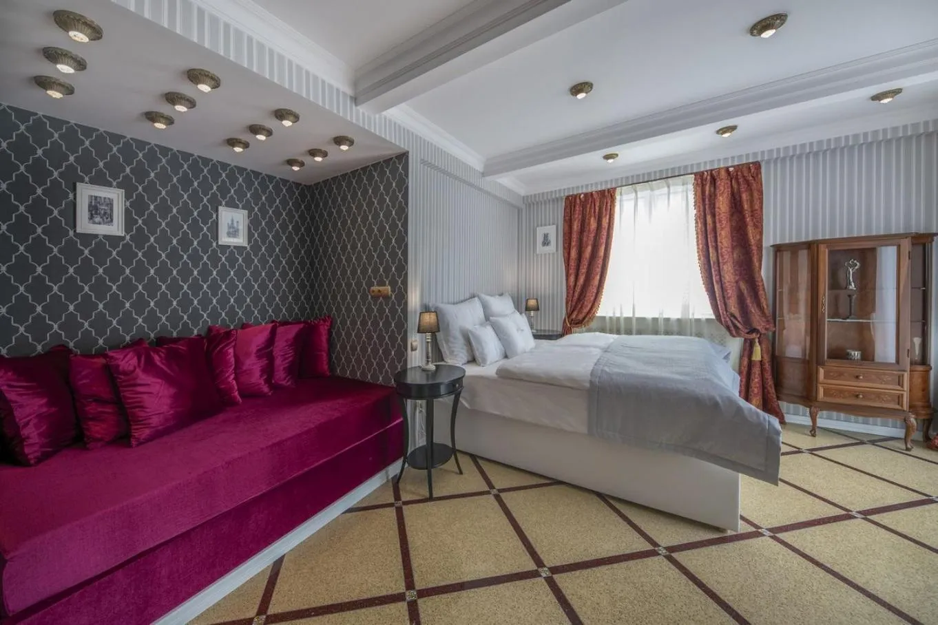 Bed in Erla Villa Boutique Hotel