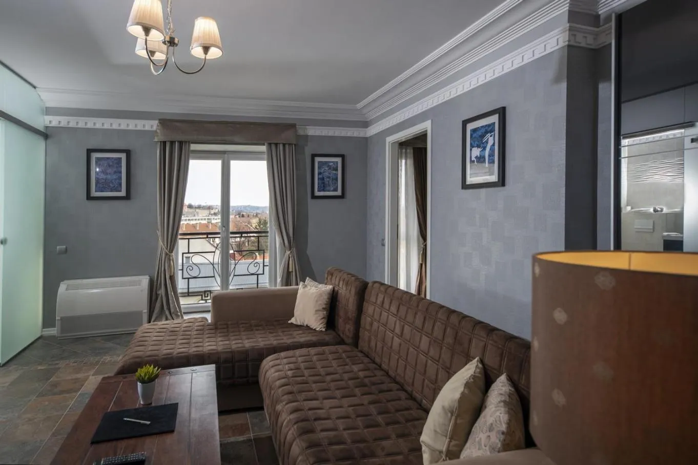 Seating area in Erla Villa Boutique Hotel