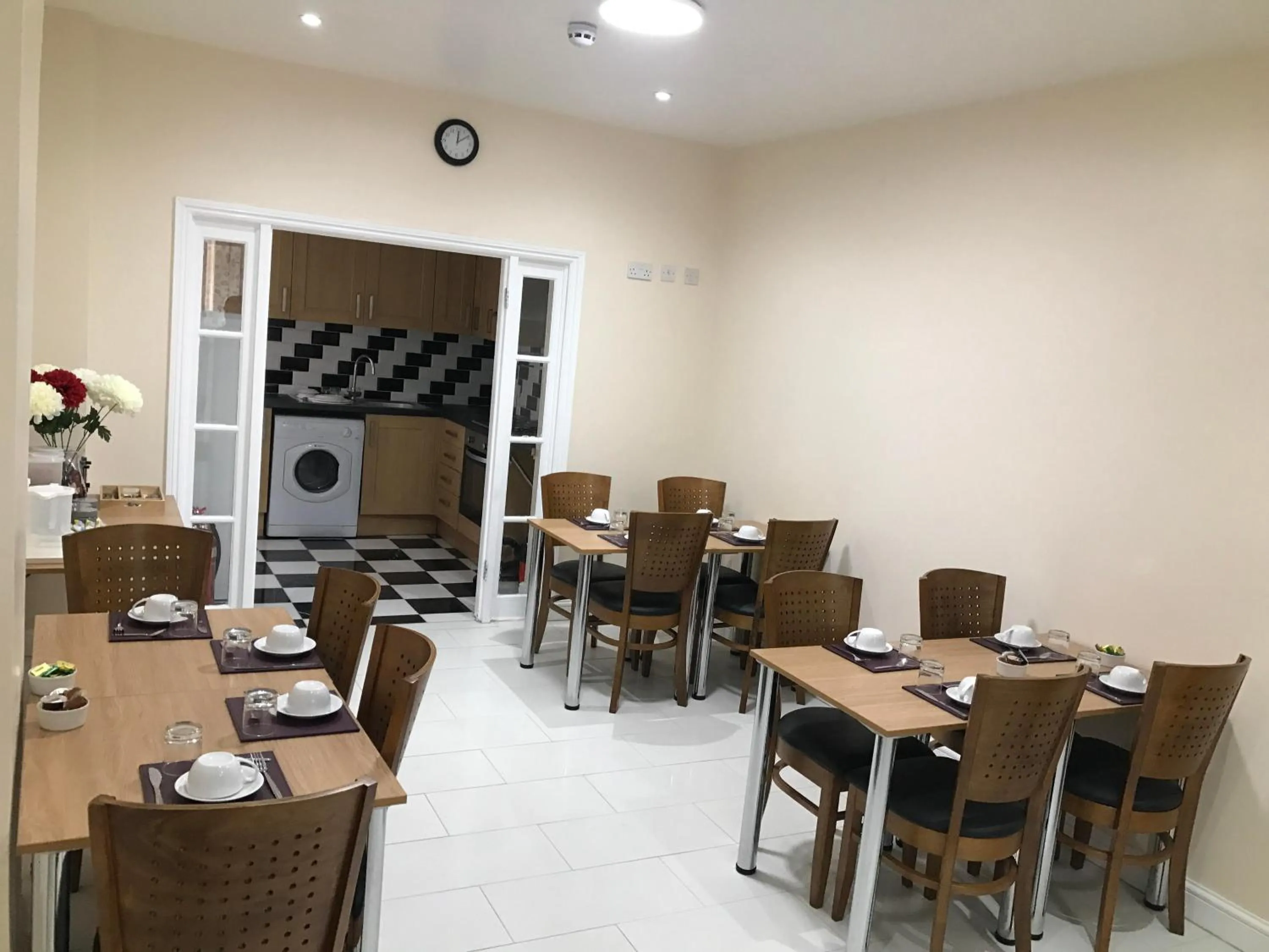 Dining area in Woodlands Lodge Ilford