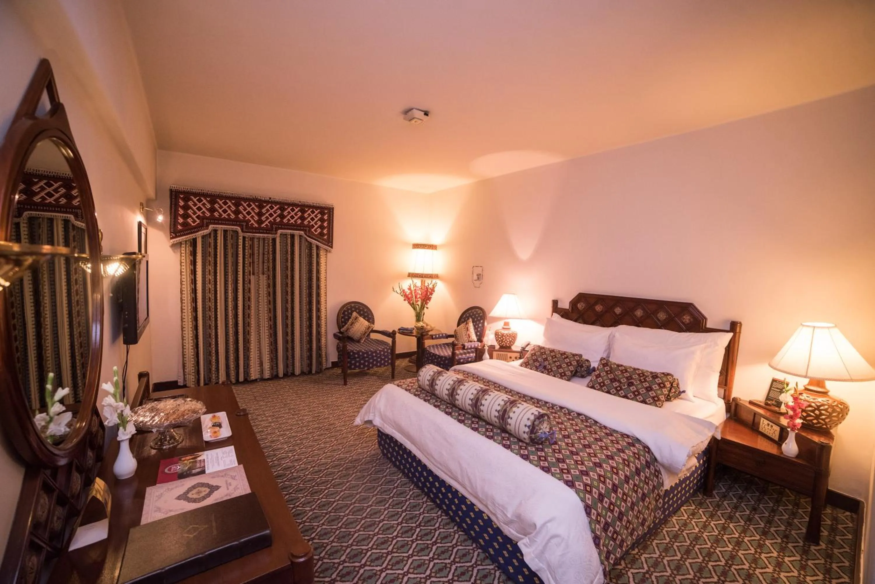 Bed in Quetta Serena Hotel