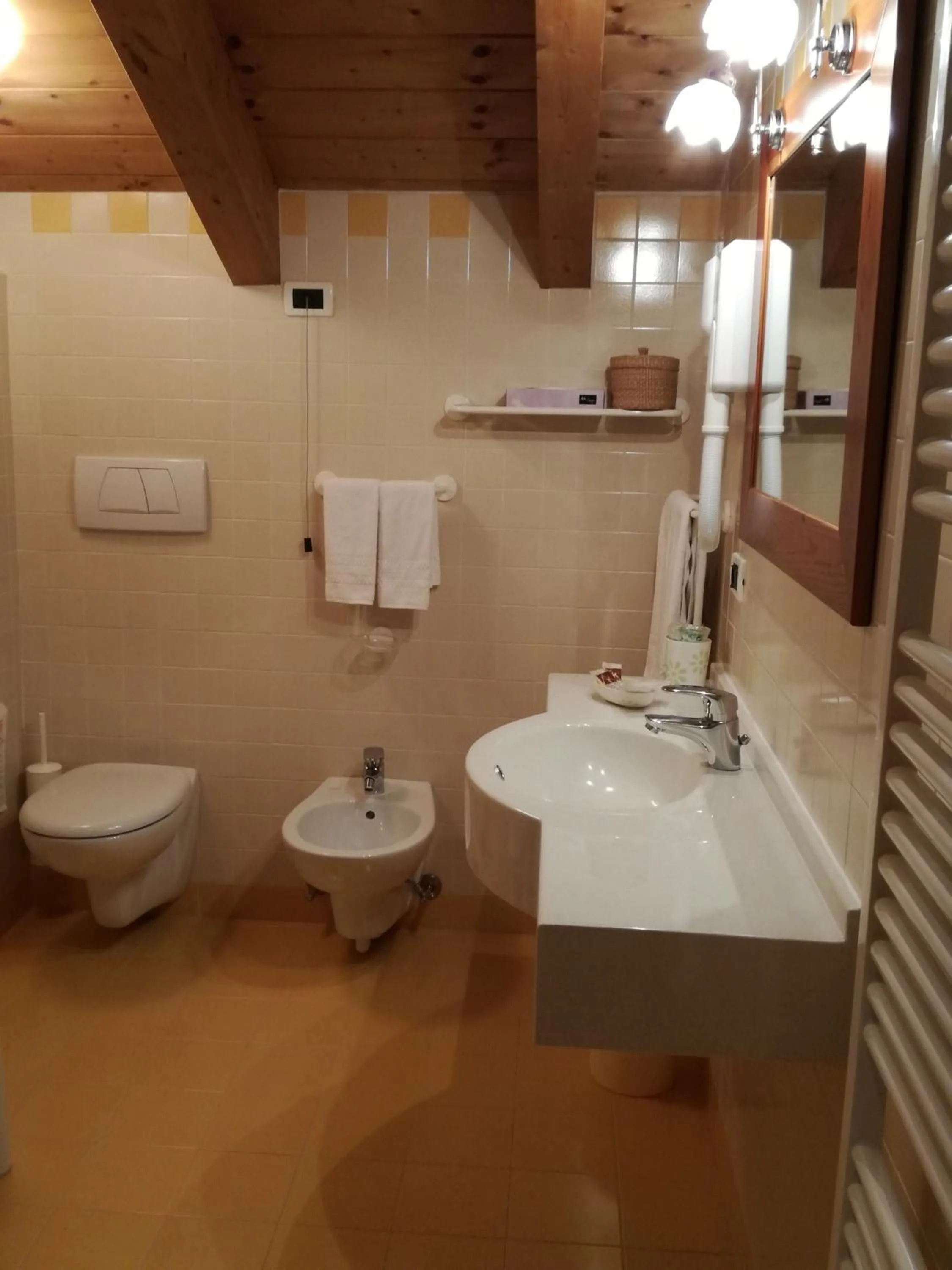 Shower in Hotel Ca' del Bosco