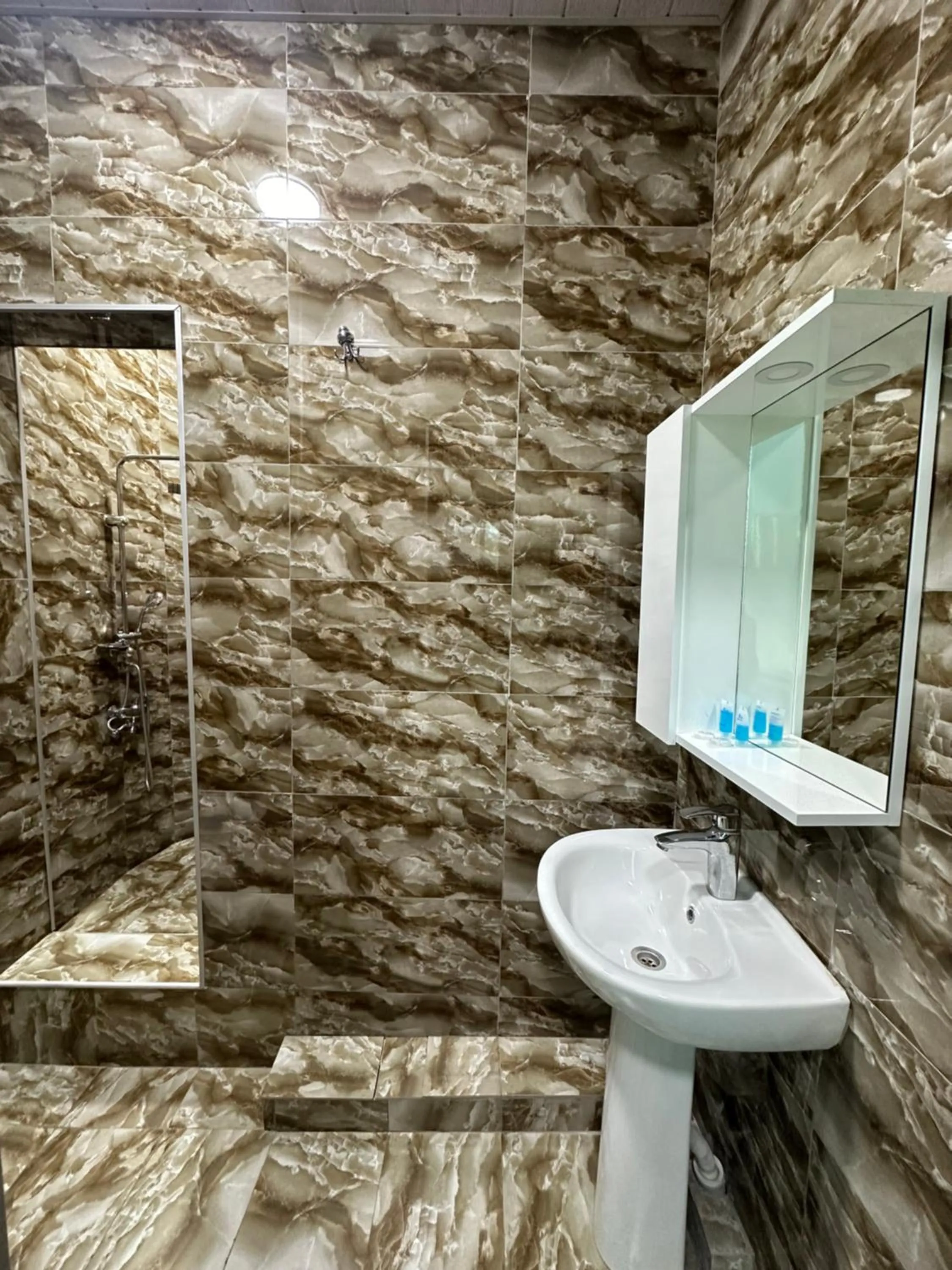 Shower in Hotel Piza