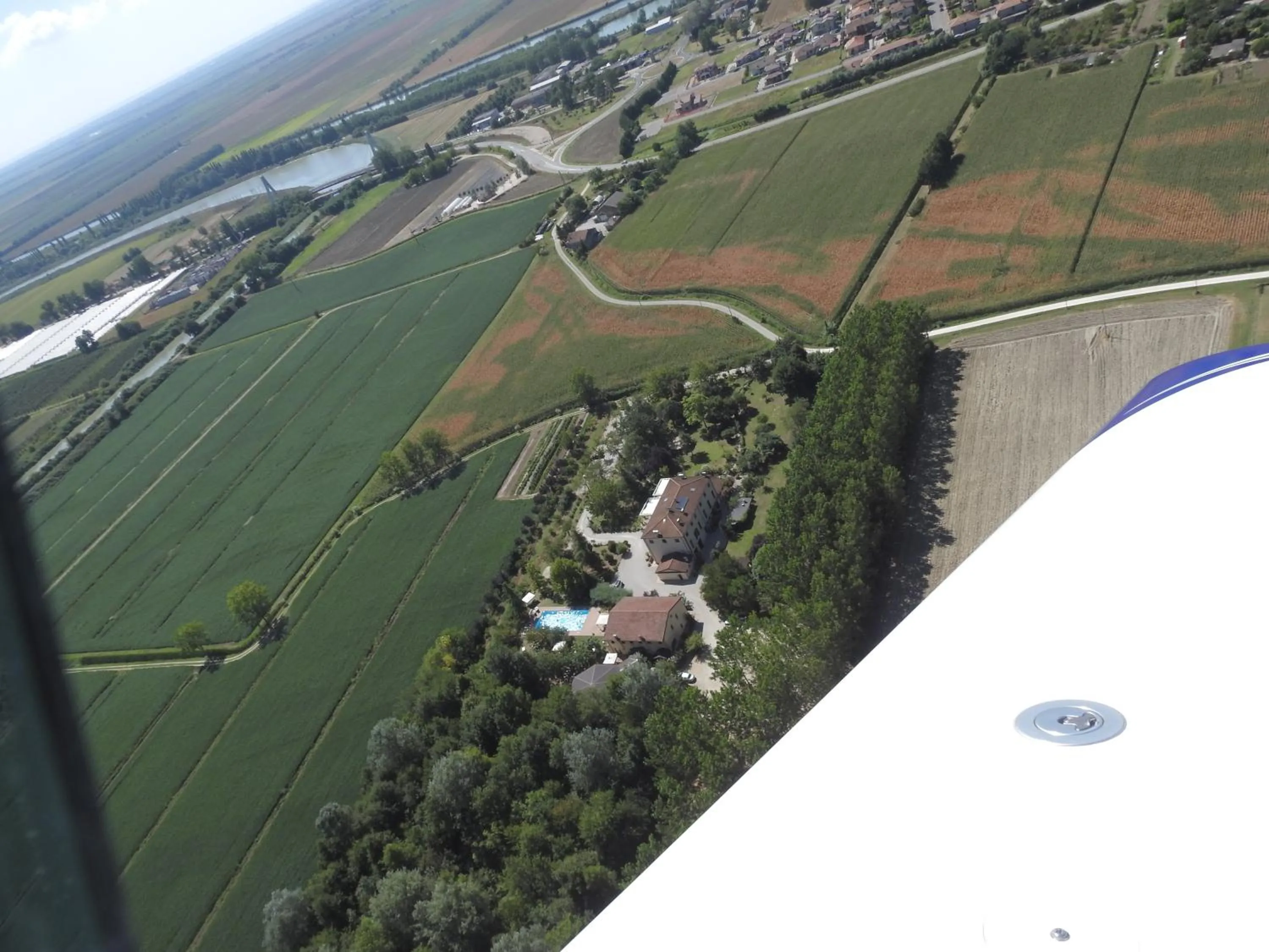 Bird's eye view in Villa Belfiore
