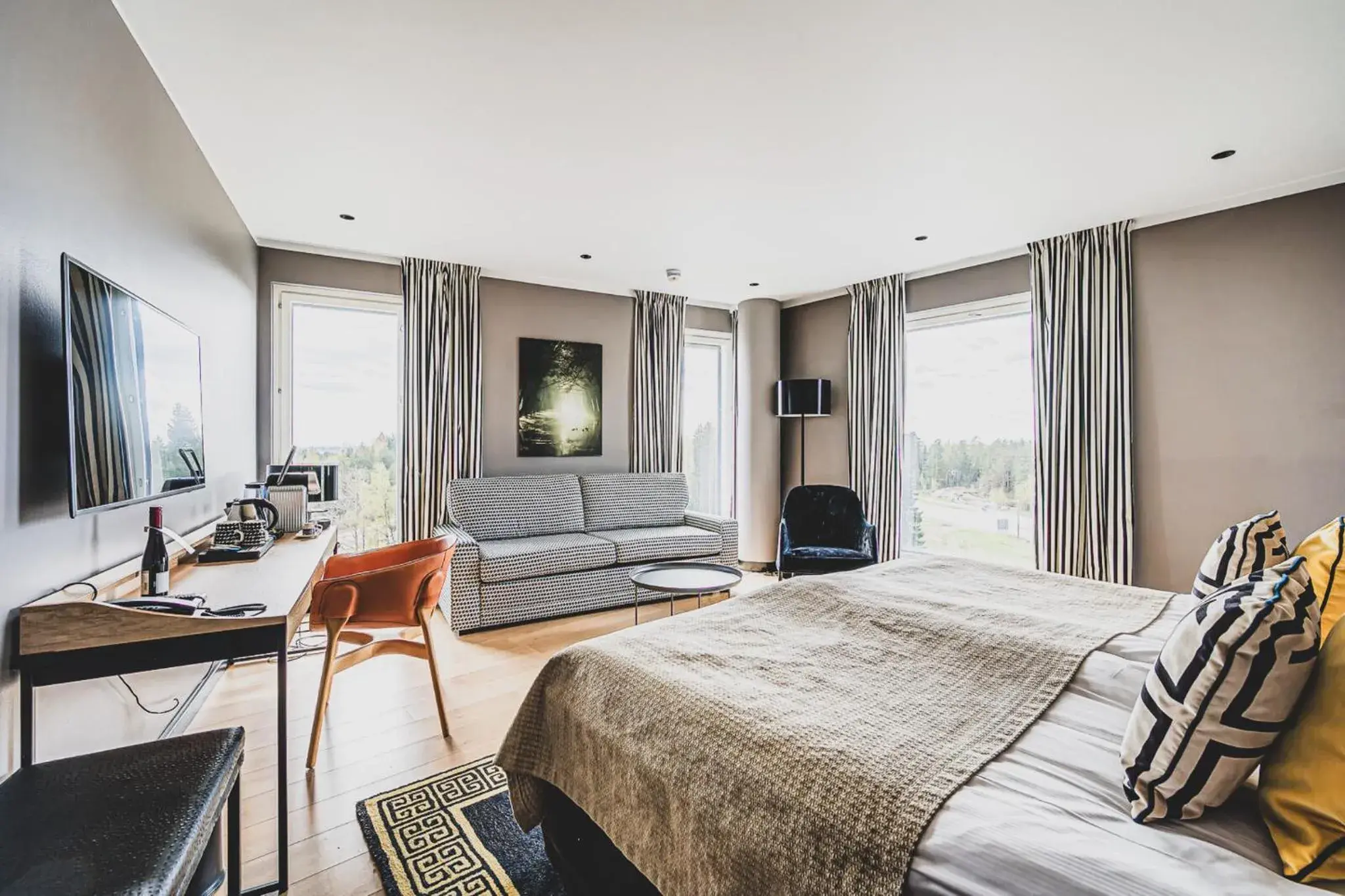 Bedroom, Bed in Clarion Hotel Aviapolis Bedroom, Bed in Clarion Hotel Aviapolis