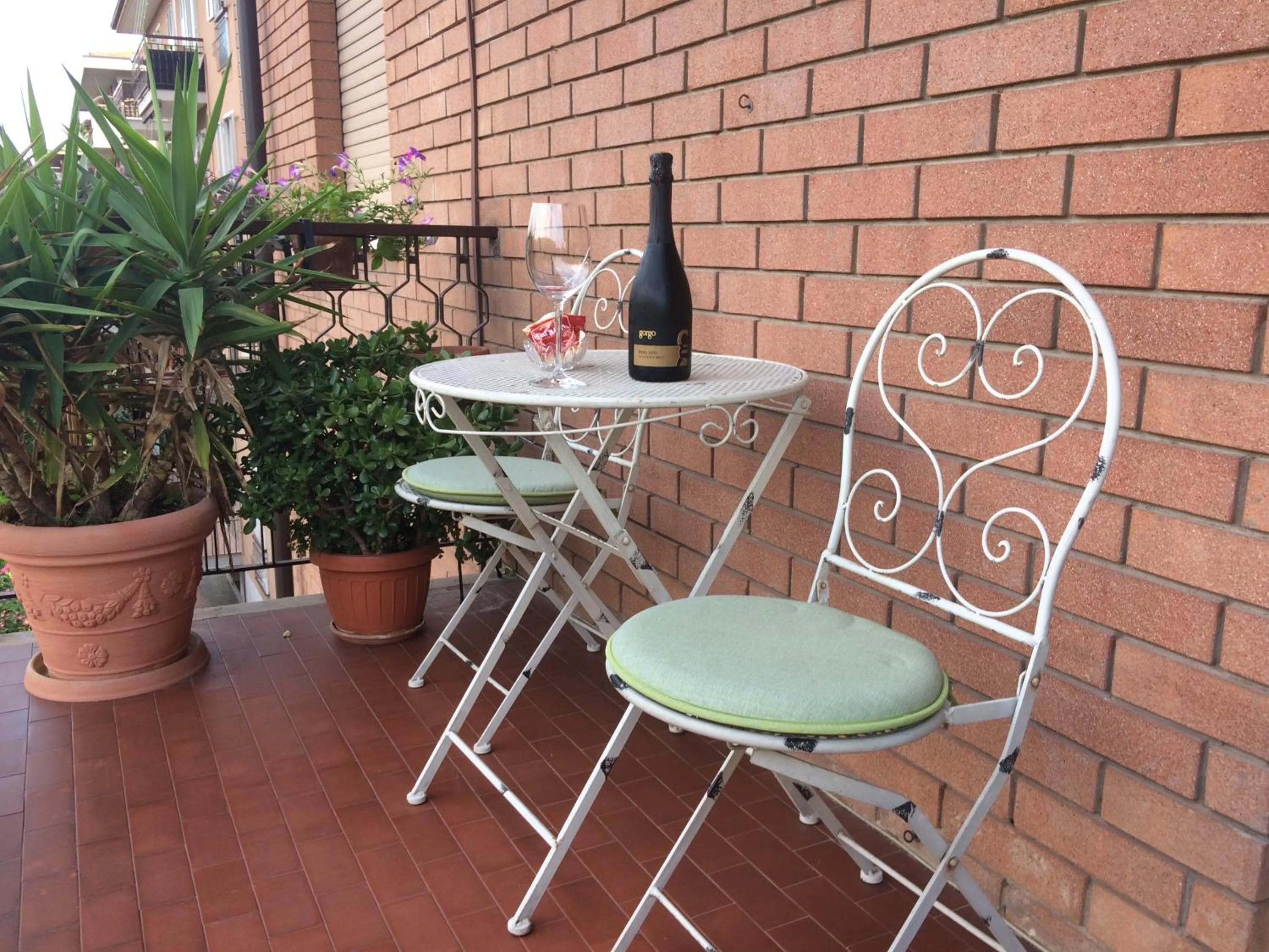 Balcony/Terrace in B&B Pergolesi