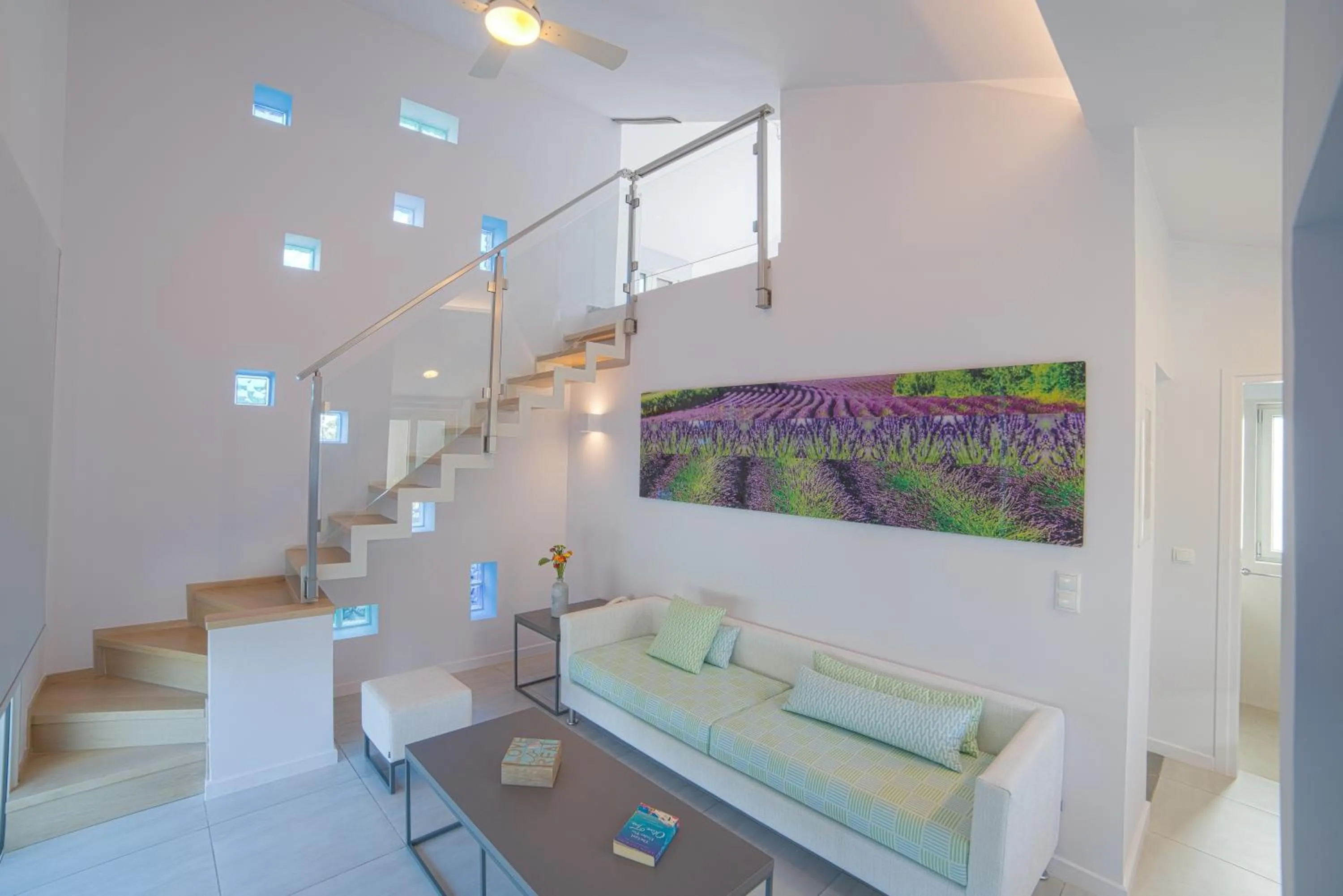 Living room in Lavender Cove