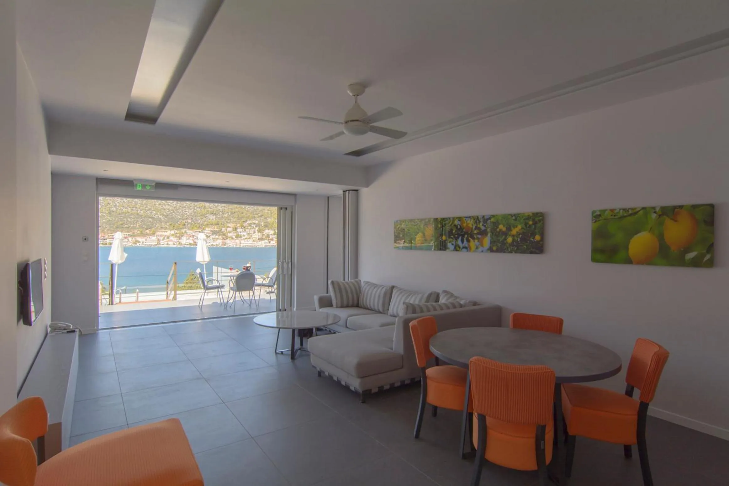 Living room in Lavender Cove