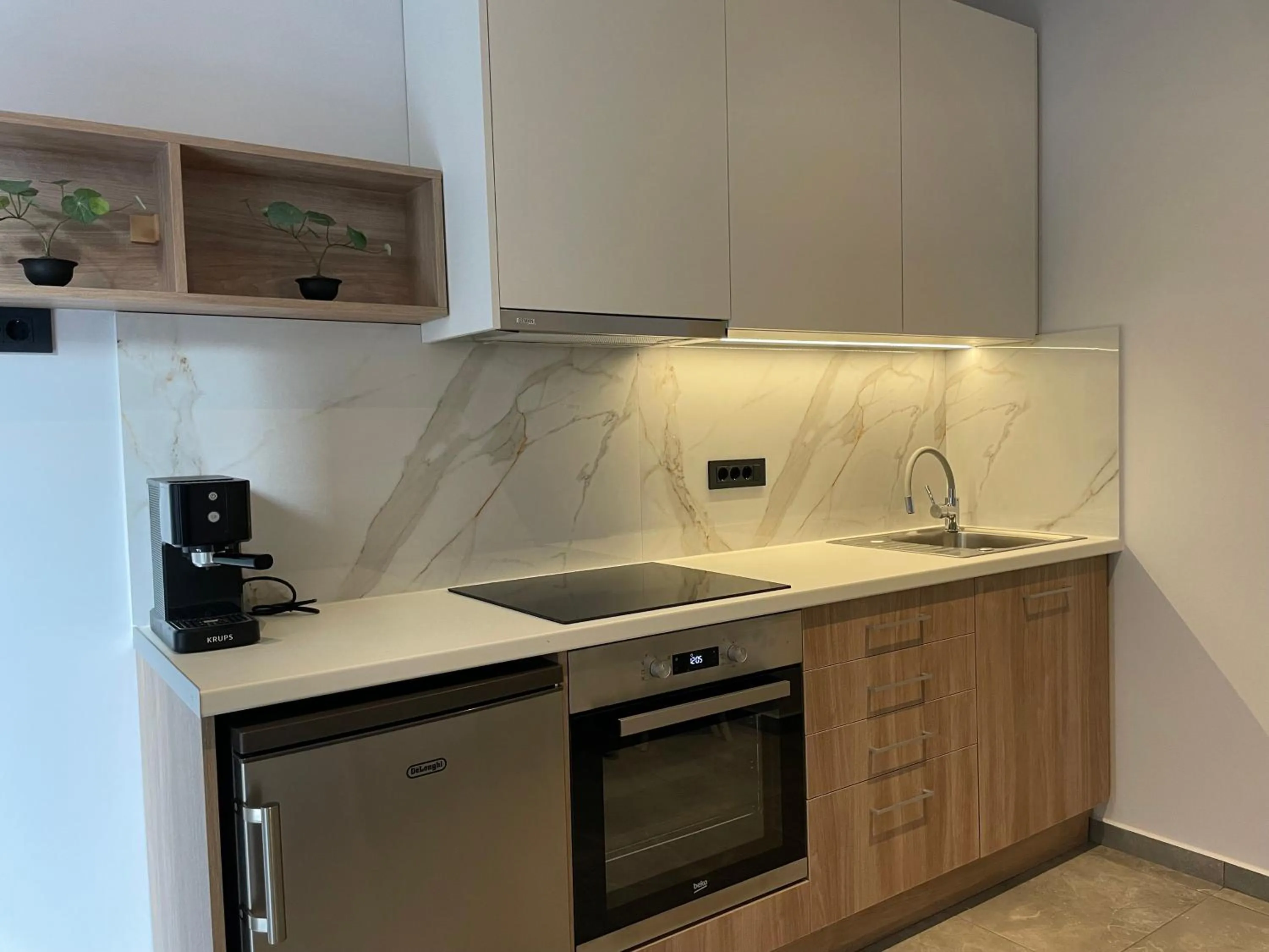 kitchen in Voula Hotel