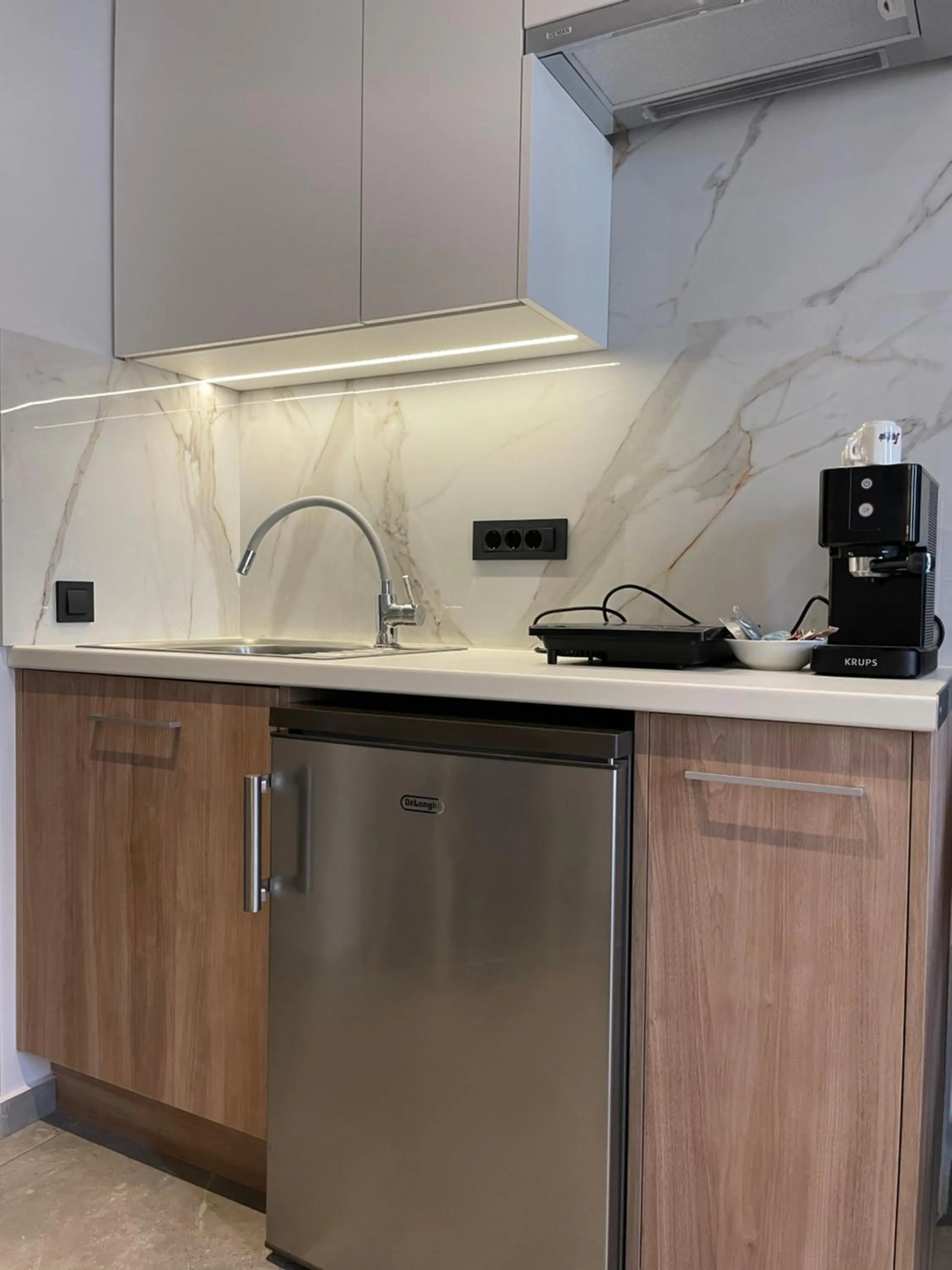 kitchen in Voula Hotel