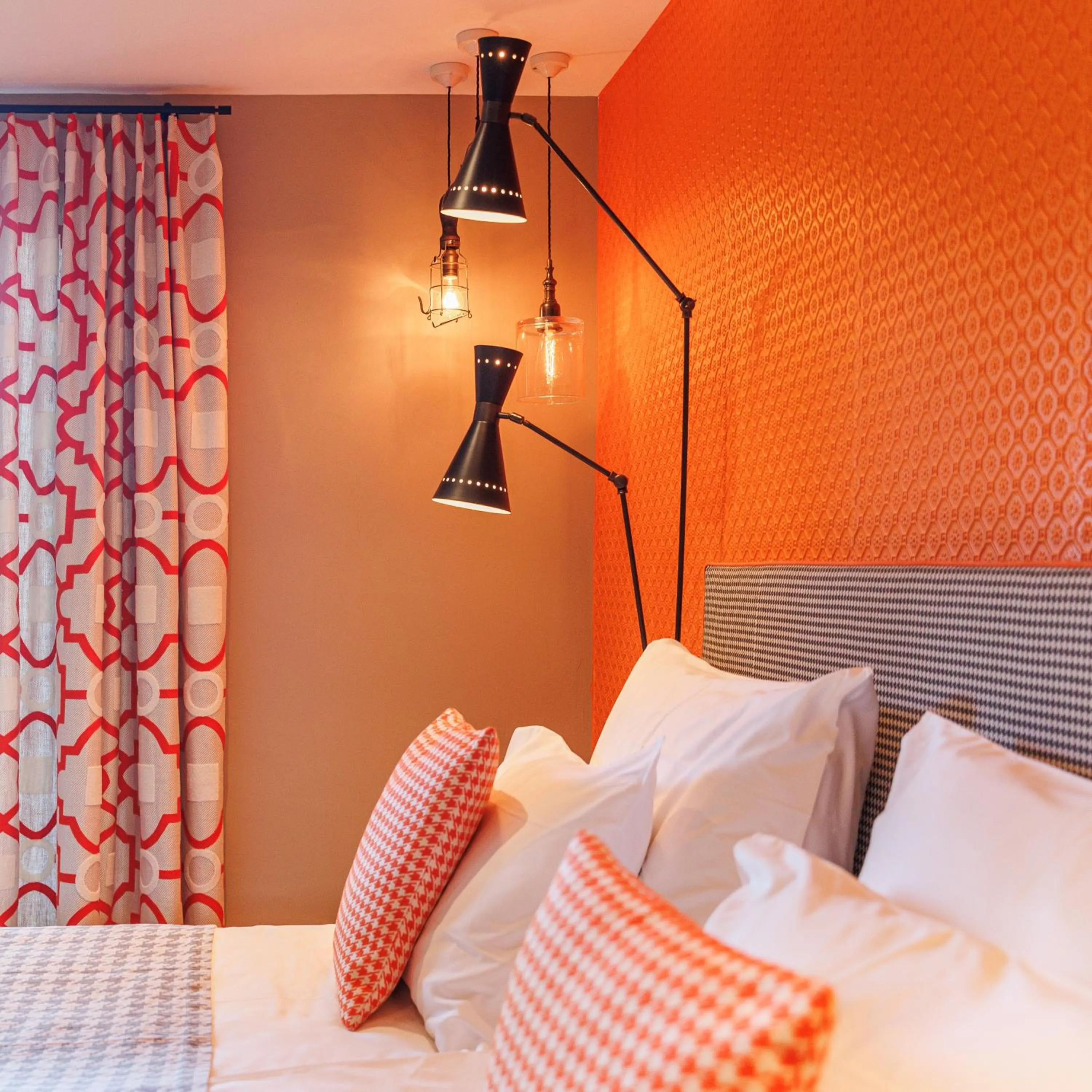 Bed in Art Hotel Riposo