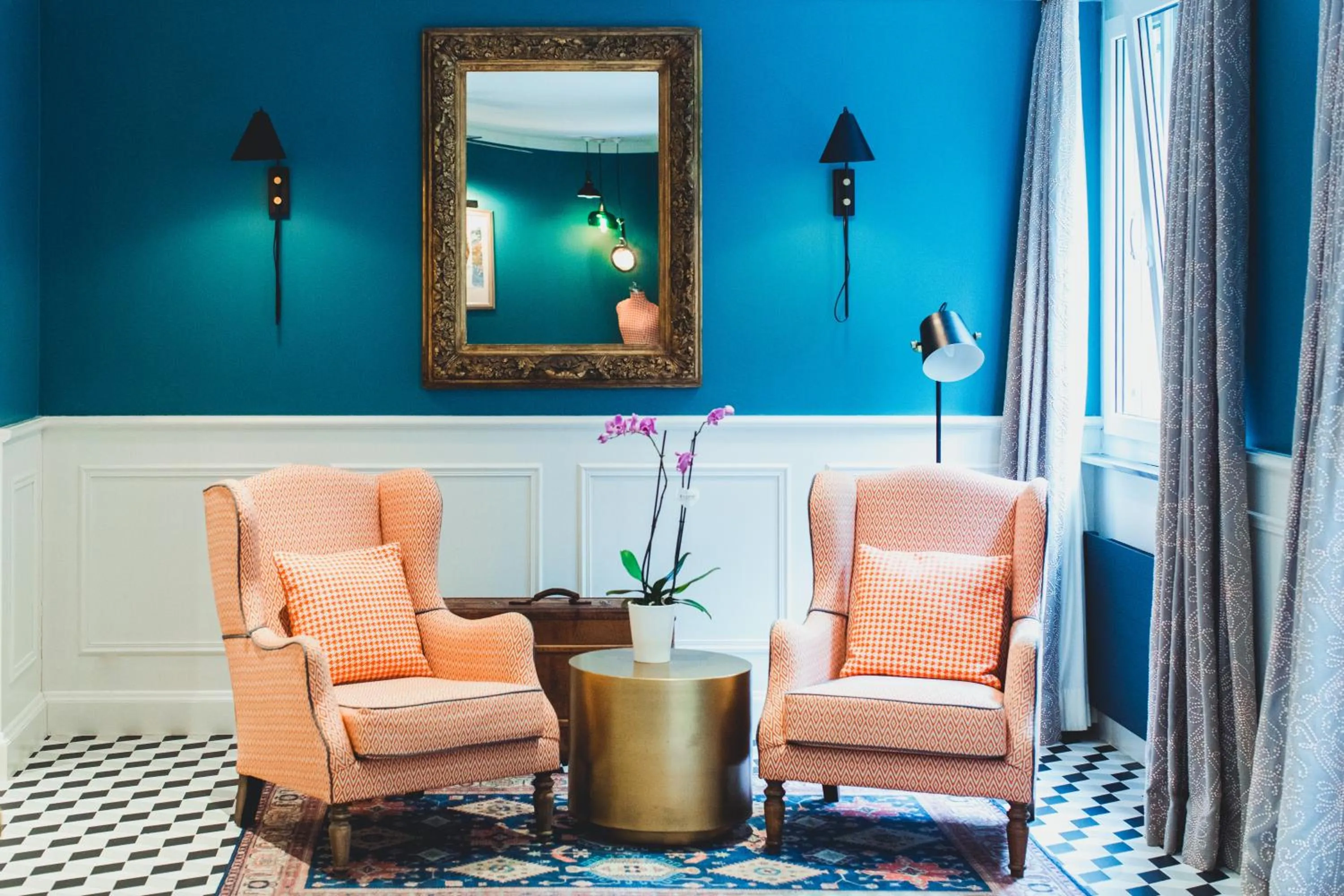 Decorative detail in Art Hotel Riposo