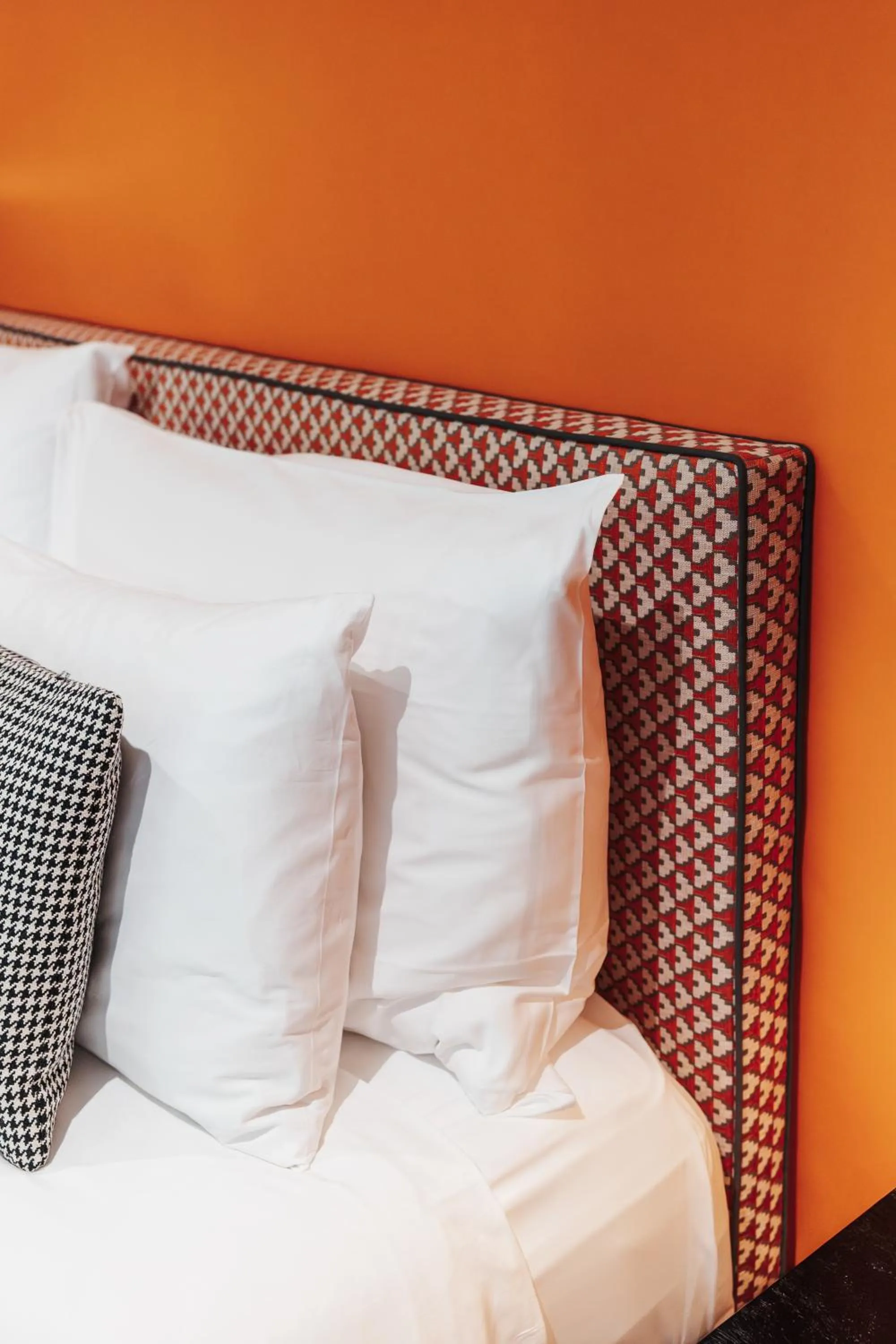 Bed in Art Hotel Riposo