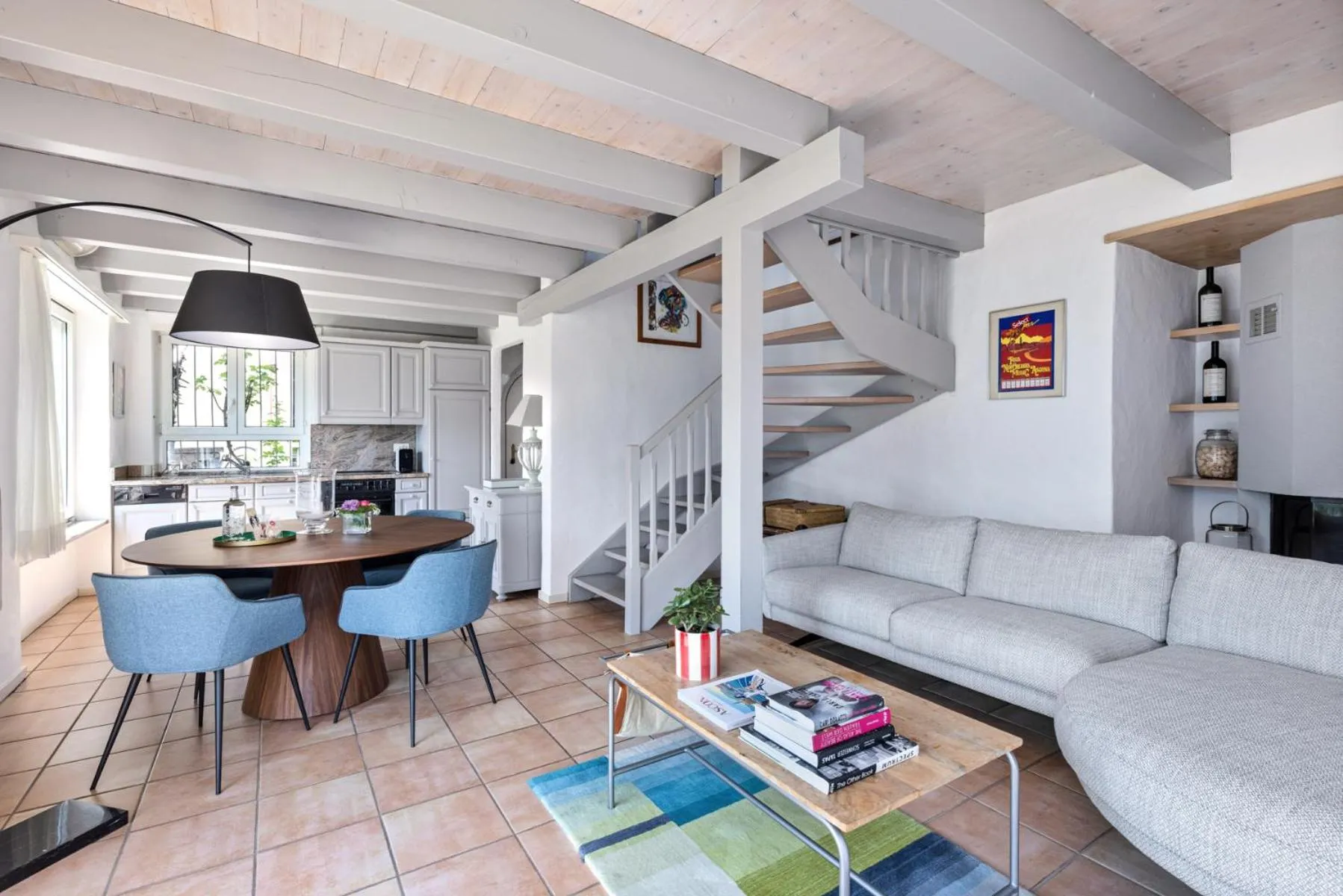 Seating area in Art Hotel Riposo