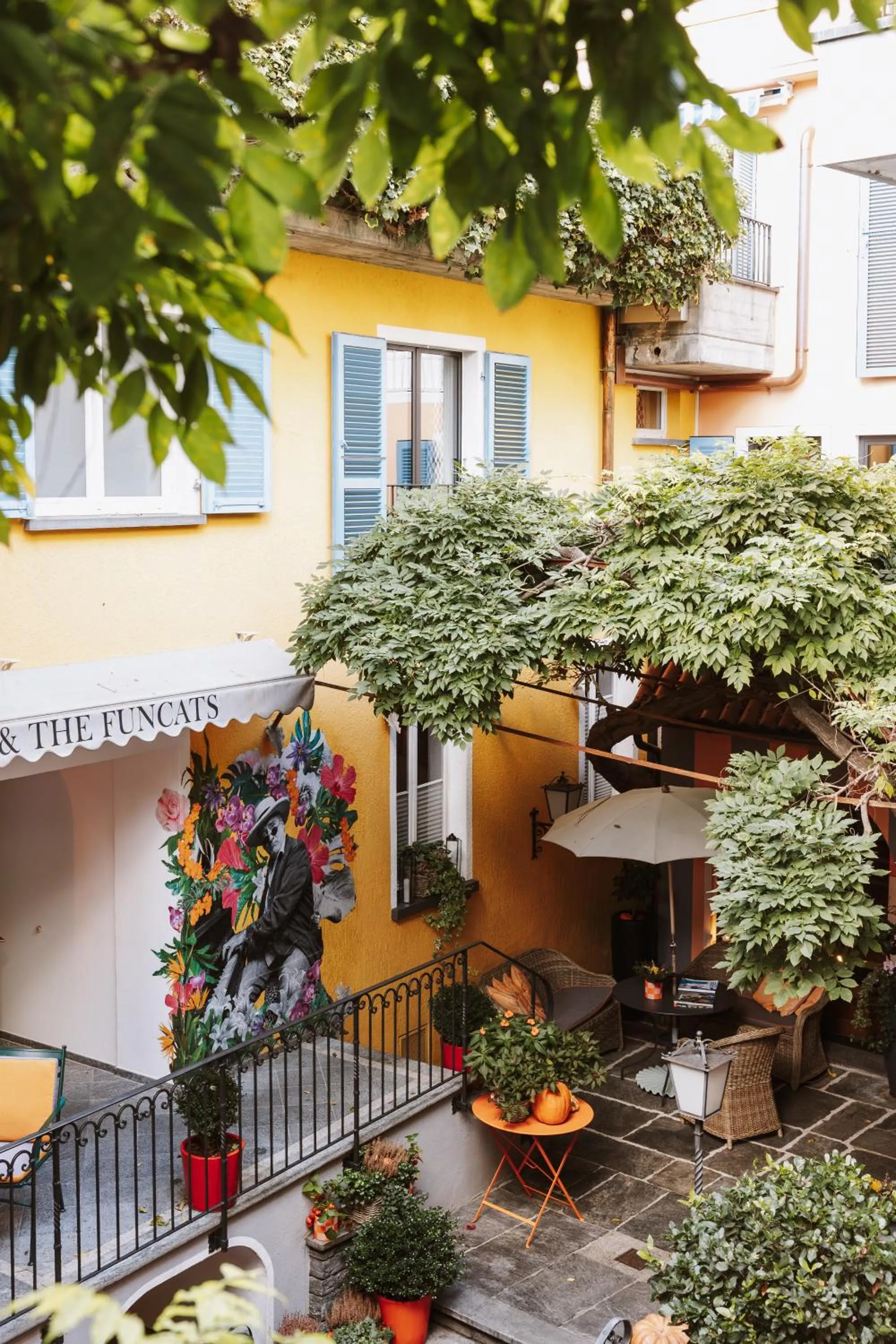 Patio in Art Hotel Riposo