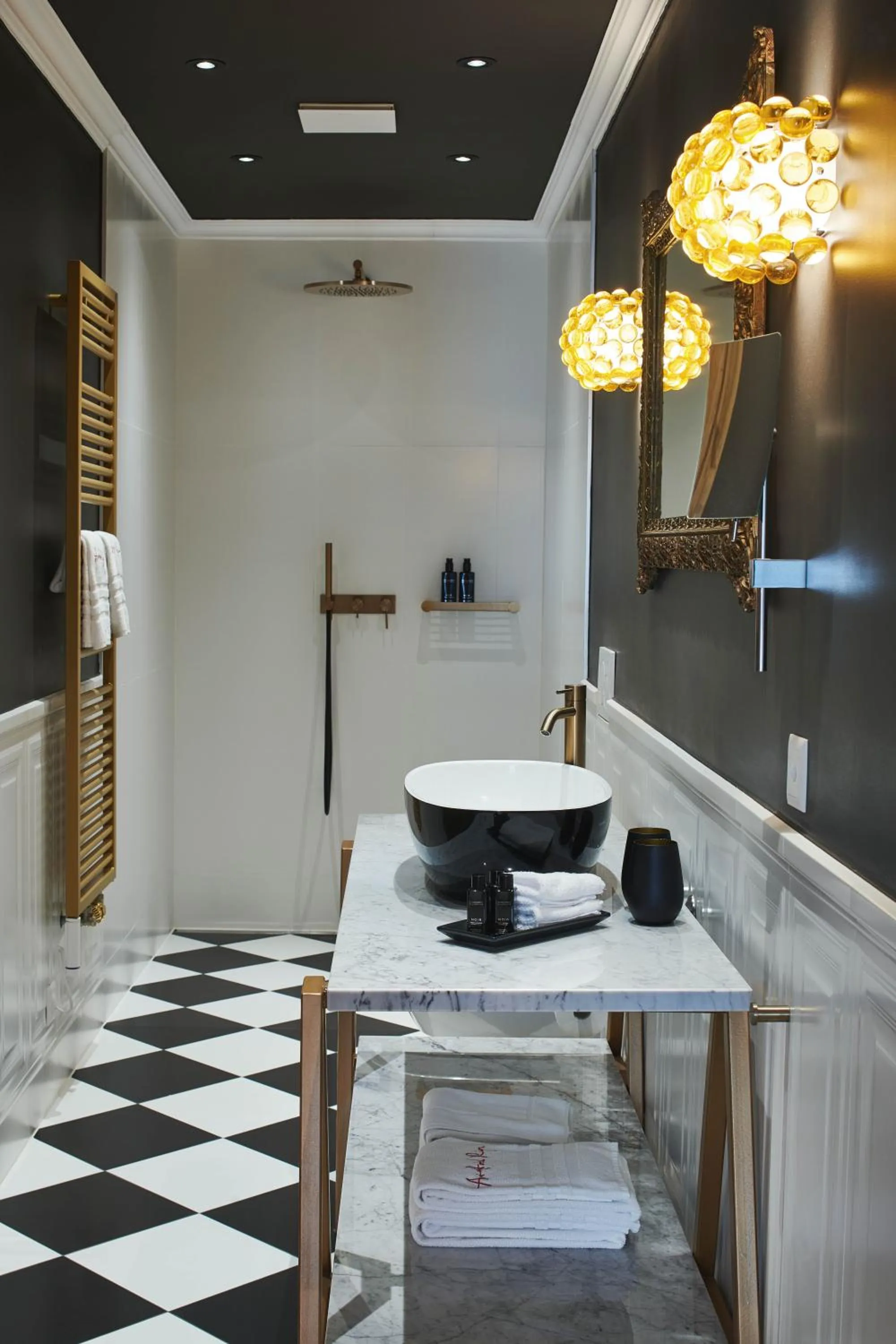 Shower in Art Hotel Riposo