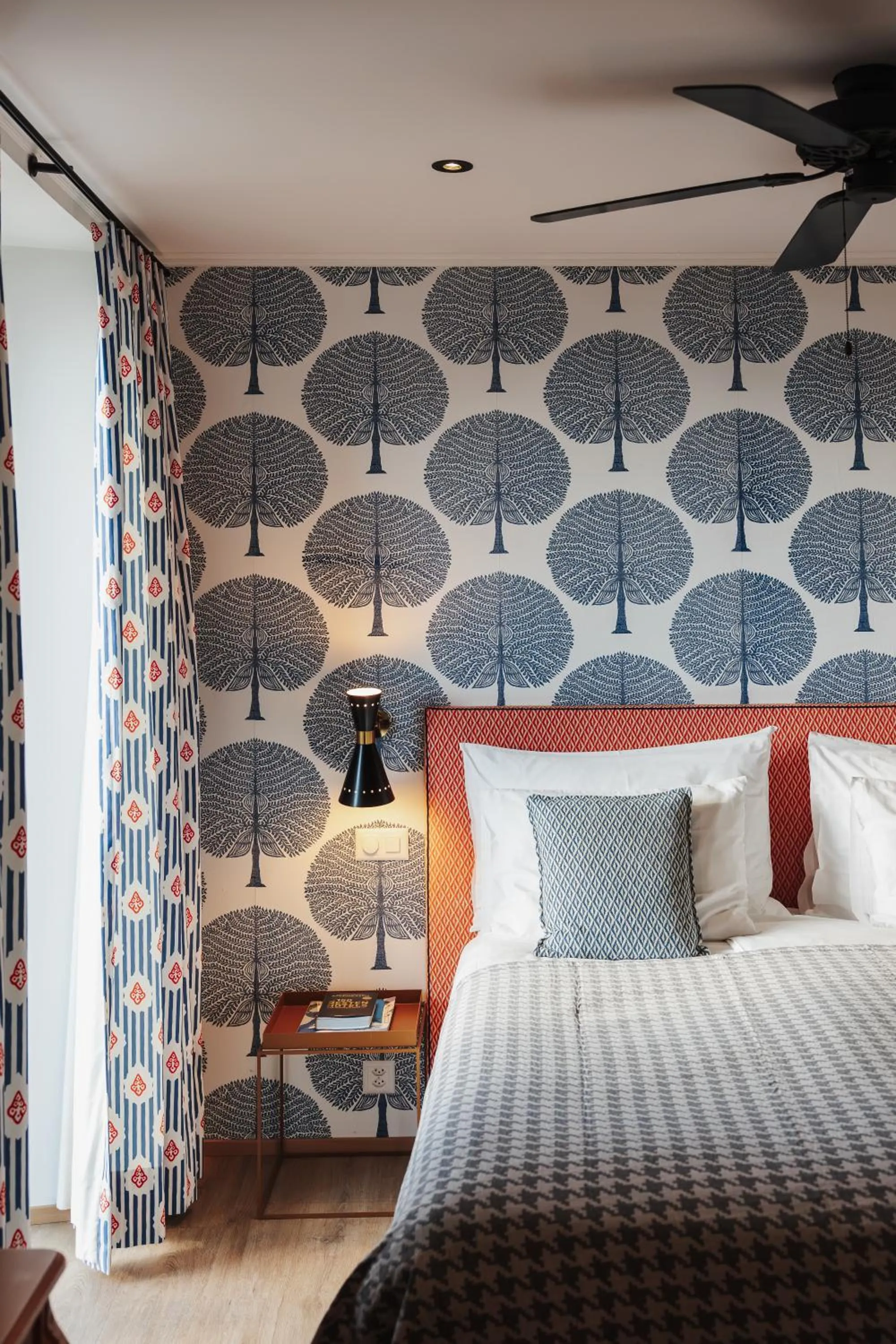 Bed in Art Hotel Riposo