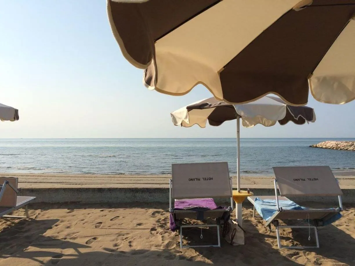 Beach in Hotel Milano