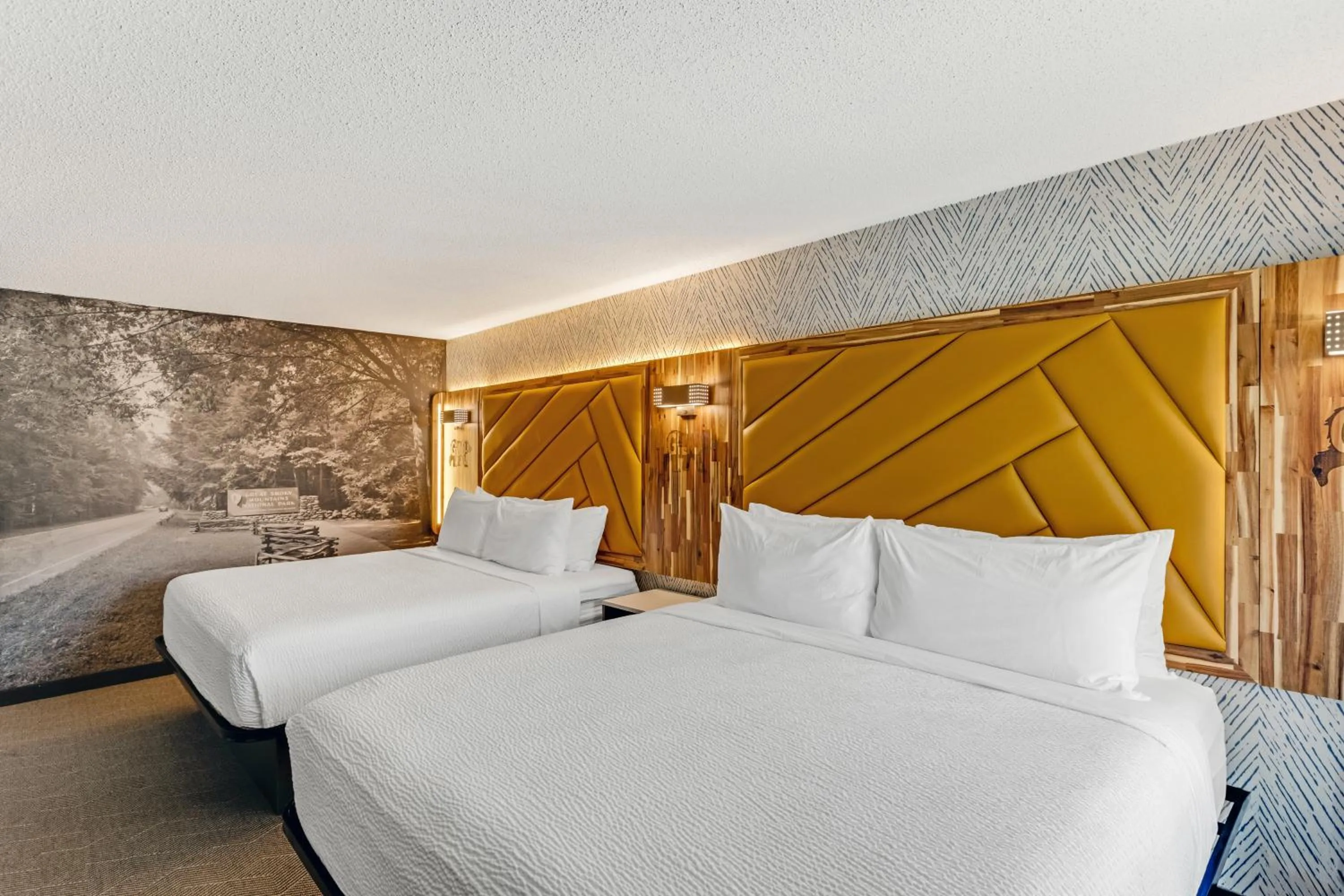 Bed in The Wander Hotel