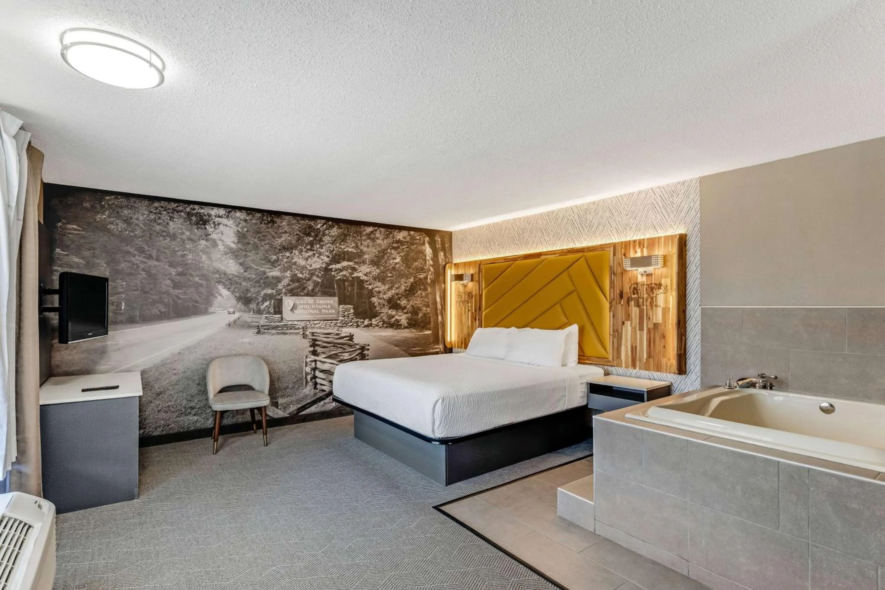 Bed in The Wander Hotel